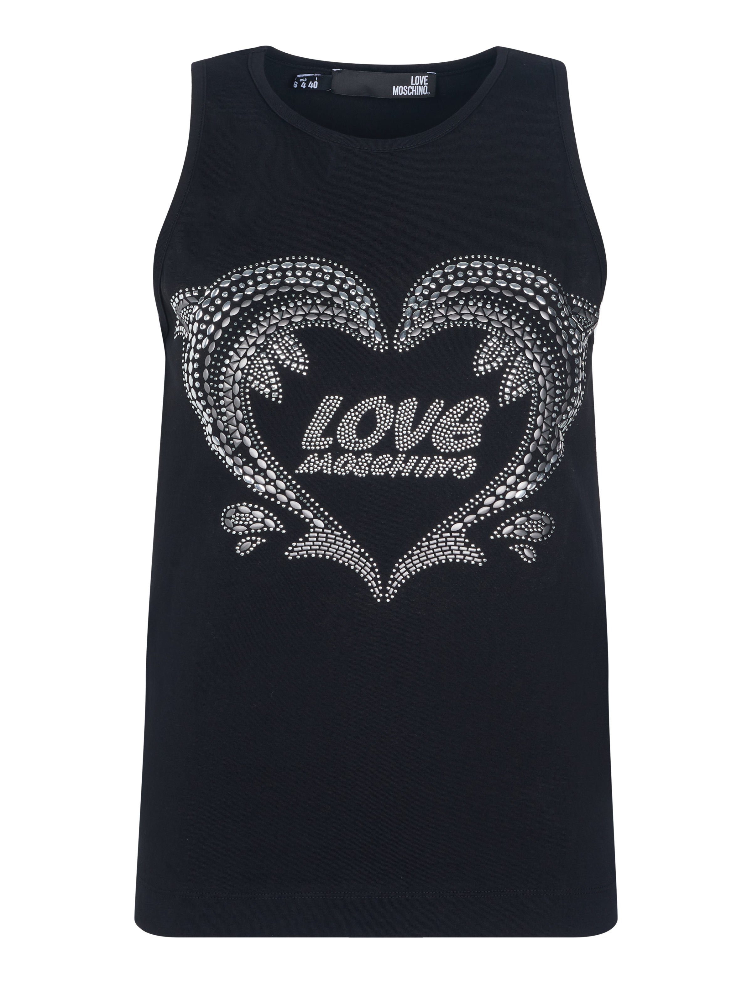 LOVE MOSCHINO Shirttop Love Moschino Top schwarz