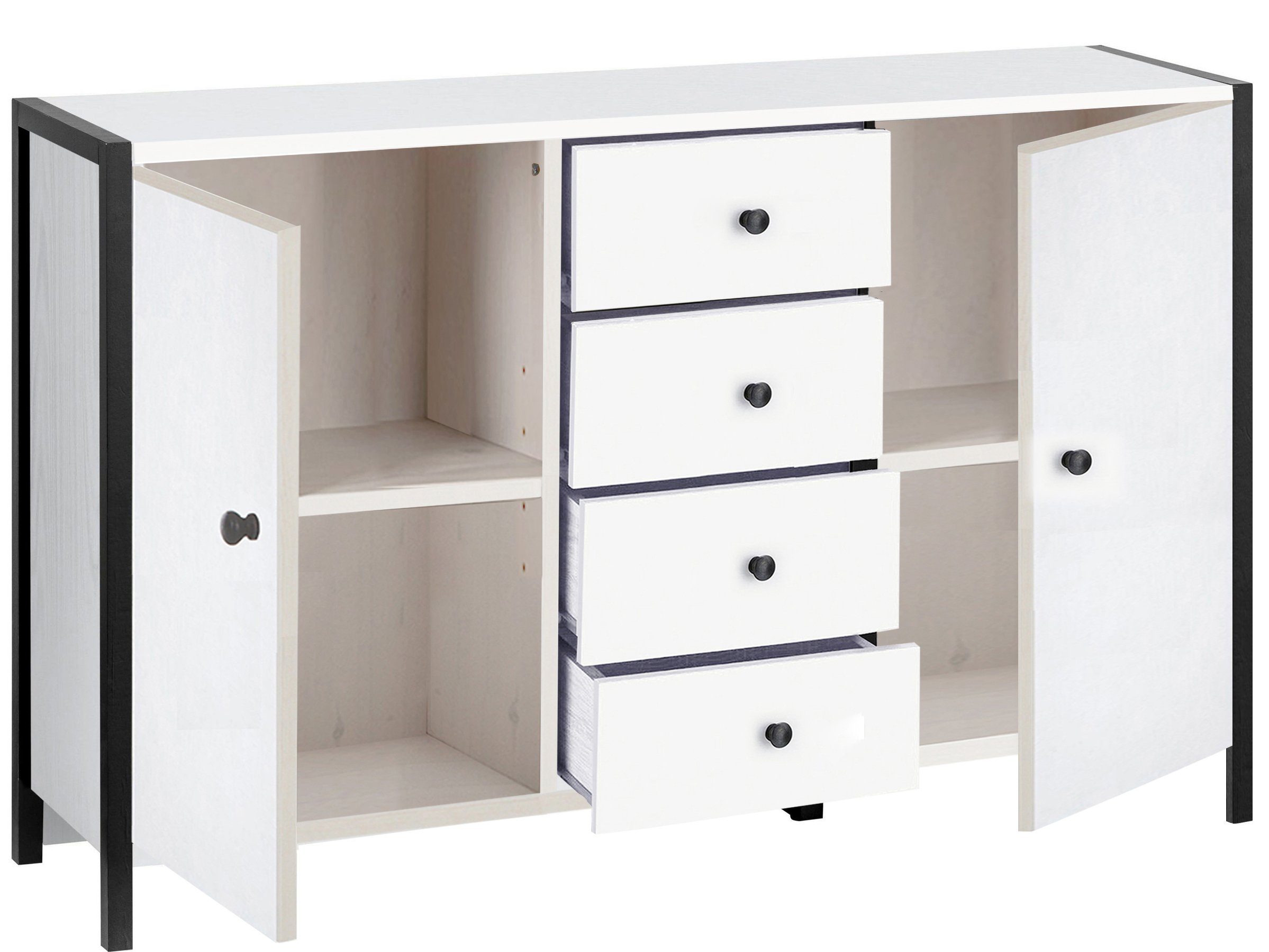 loft24 Sideboard Ceno, Anrichte Mehrzweckschrank aus günstig online kaufen