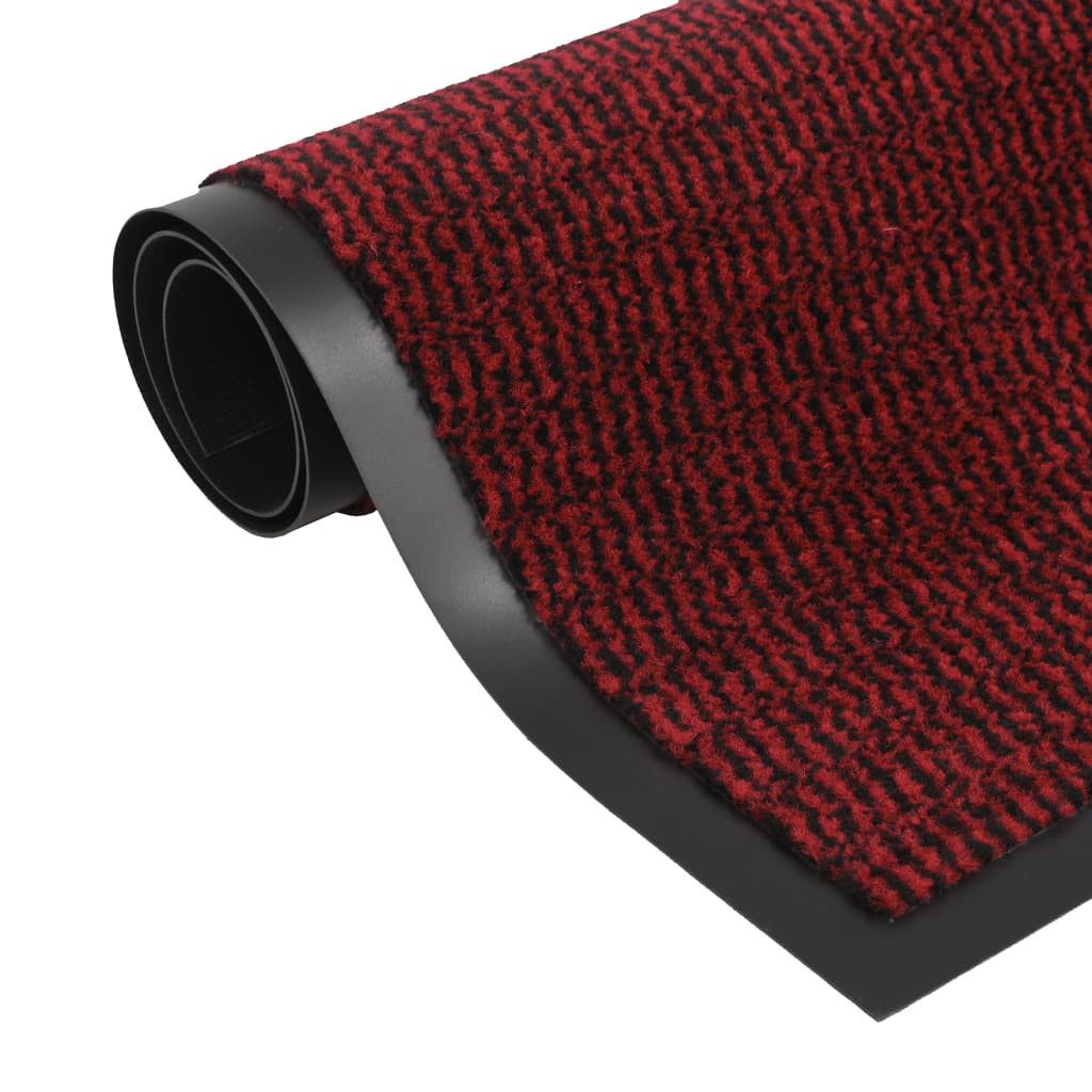 furnicato Fußmatte Rote Schmutzfangmatte 40 x 60 cm - rutschfest und langlebig, Feuchtigkeitsbeständige Fußmatte, schimmelfest und leicht zu reinigen