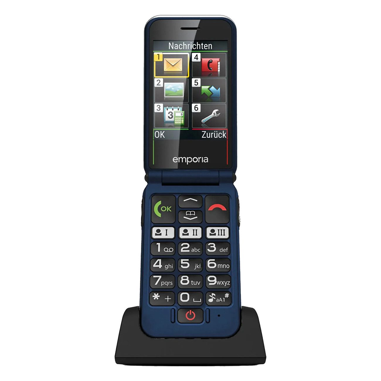 Emporia JOY-LTE (2025) Seniorenhandy (Seniorenhandy, Einfache Bedienung, LTE & Bluetooth Konnektivität)
