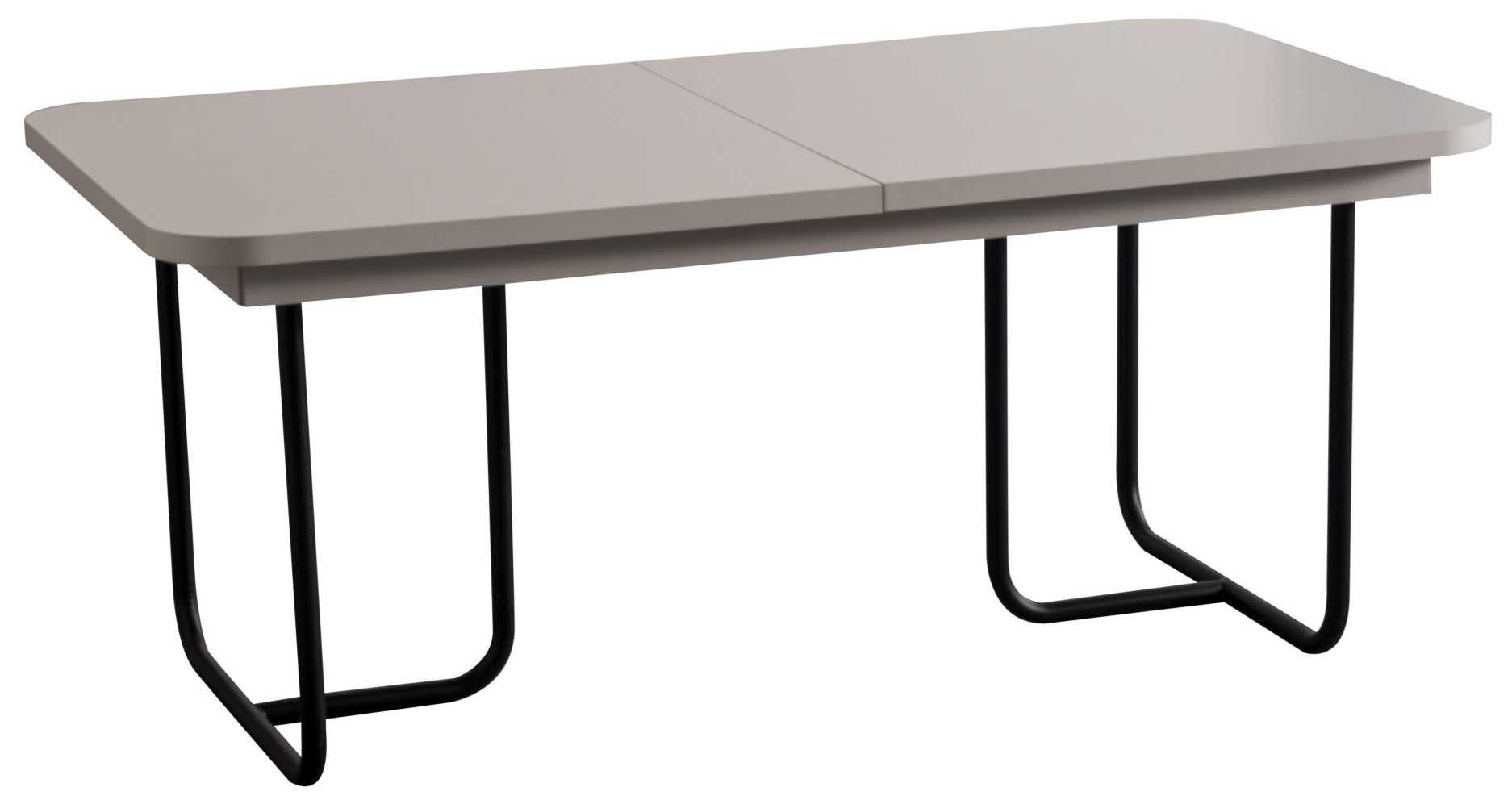 JVmoebel Esstisch Esstisch modern ausziehbar quadratisch Holz schwarz weiß