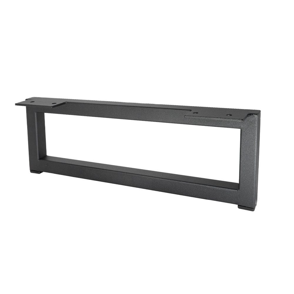 Prima-Online Möbelfuß Rechteckiges Metall-Möbelbein 35/50cm Schwarz Matt Möbelfuß Schrankfuß, (1-St) – Bild 5 von 5