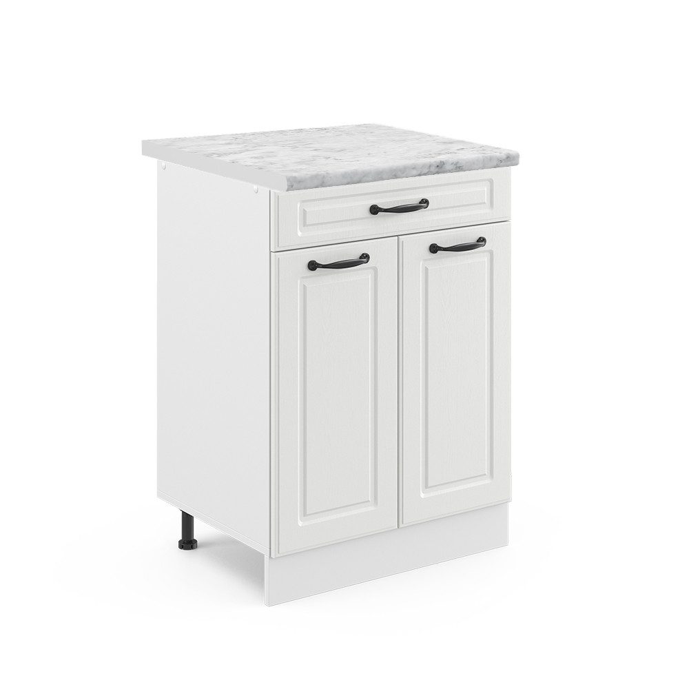 Vicco Unterschrank R-Line, Weiß Landhaus/Weiß, 60 günstig online kaufen