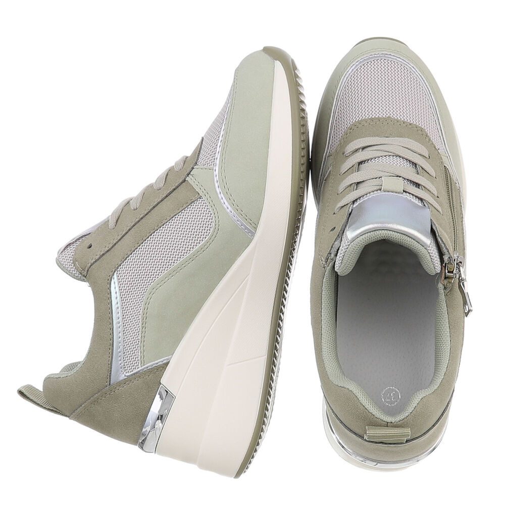 Ital-Design Damen Low-Top Freizeit Sneaker (88577361) Keilabsatz/Wedge Snea günstig online kaufen