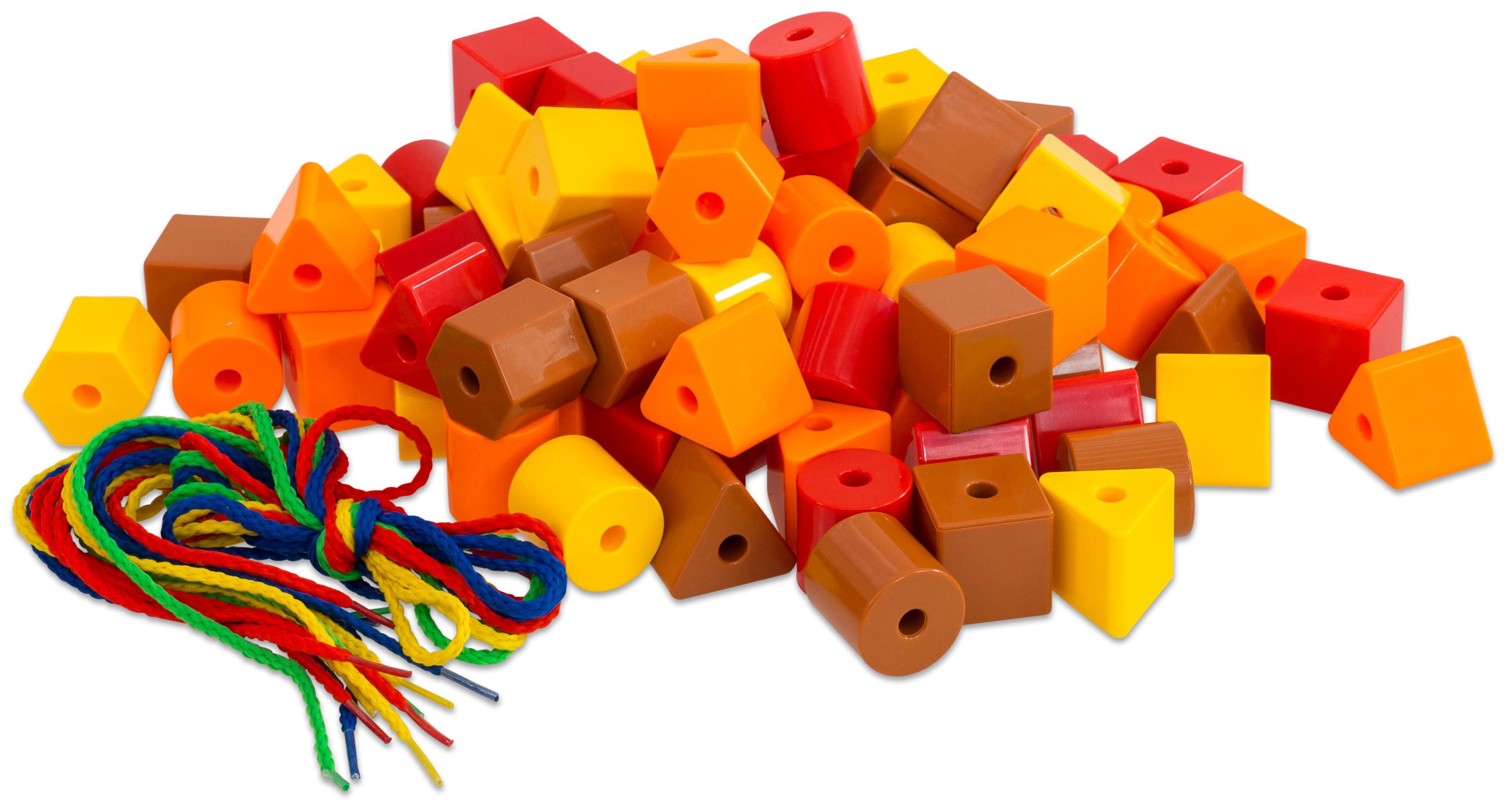 Betzold Bastelperlen Fädelperlen, groß, 90 Stück