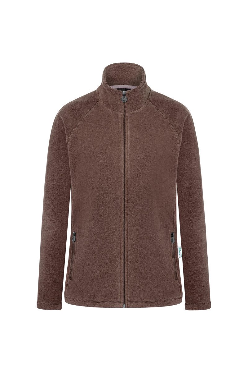 Fleecejacke KARLOWSKY Damen Workwear Fleecejacke WARM-UP Regular Hellbraun