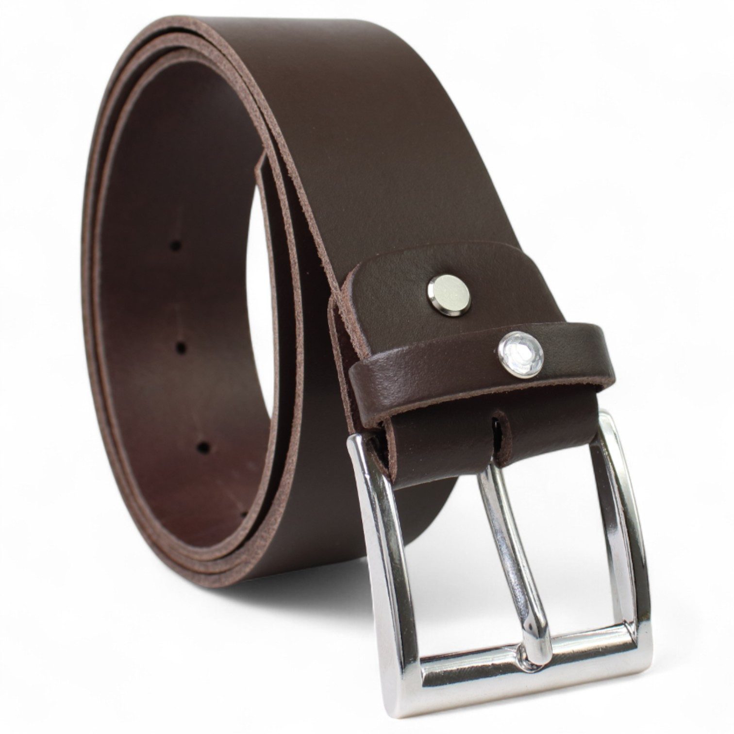 FRONHOFER Ledergürtel 19404 (1-St) ca. 4 cm breiter Ledergürtel aus echtem günstig online kaufen