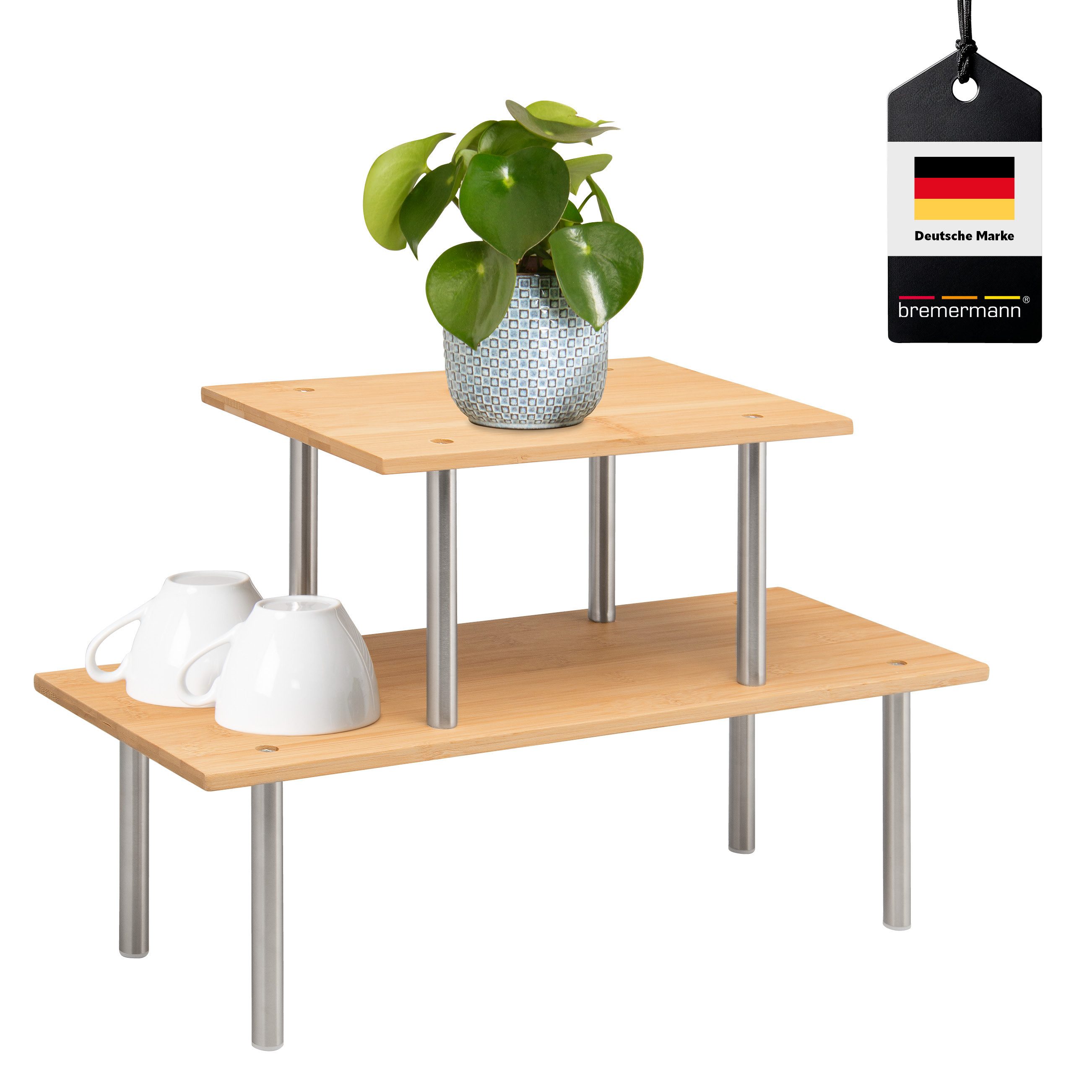 bremermann Küchenregal Küchenregal, Universalregal, Gewürzregal, Bambus günstig online kaufen