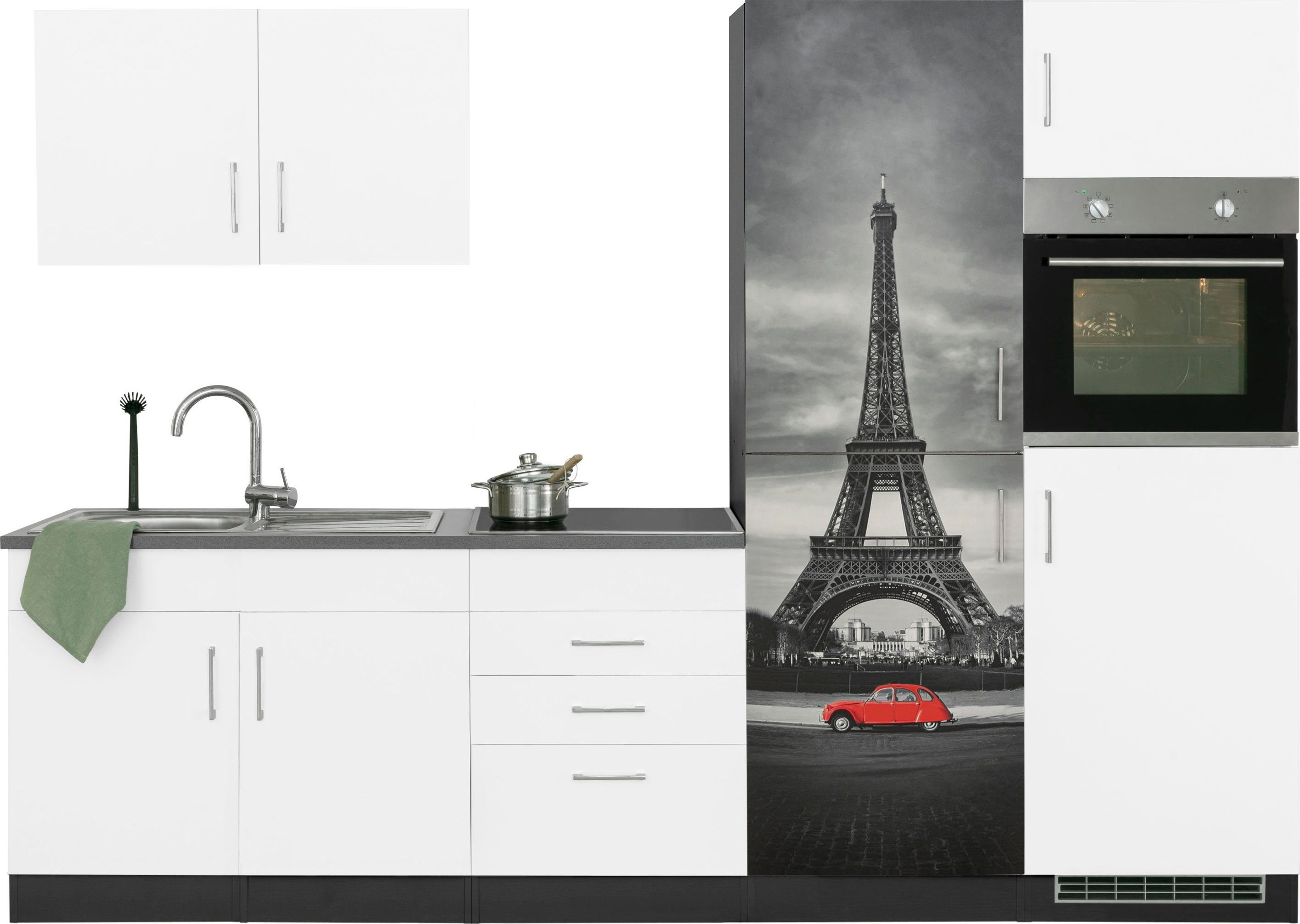 Küchenzeile KS-Paris – Küchen mit einzigartigen Fotomotiven auf den Fronten