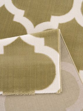 Teppich Fenris, Home affaire, rechteckig, Höhe: 12 mm, Konturenschnitt, 3D-Design, flacher Teppich, Kurzflor, weich, elegant