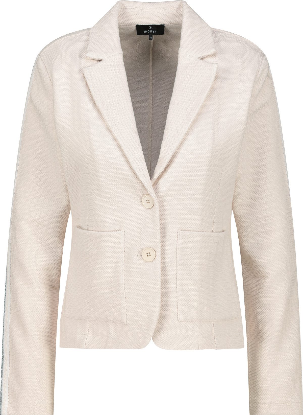 Monari Blouson Basic Piquee Regular fit mit Reverskragen