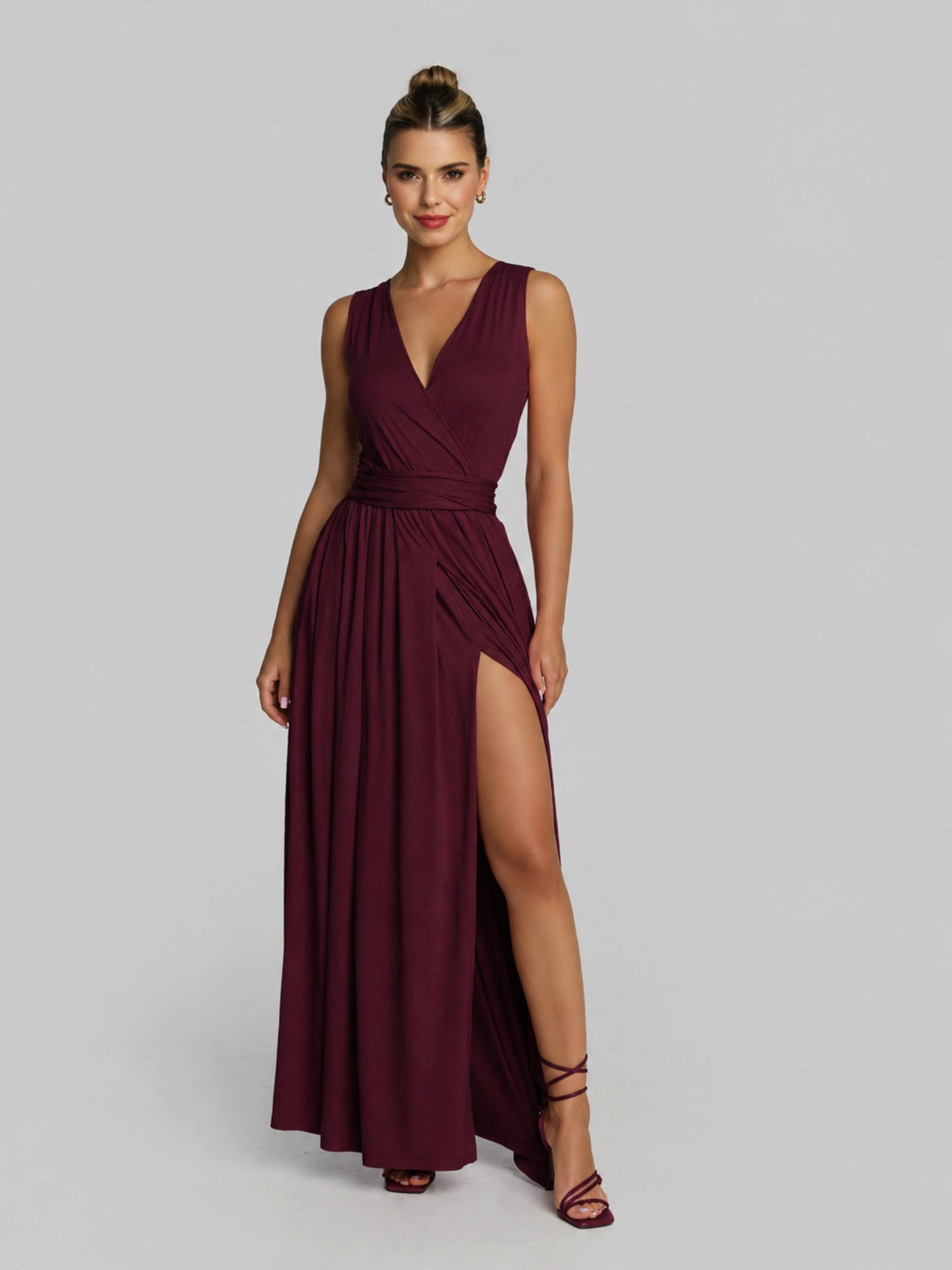 MADNEZZ Trägerkleid ANDREA WINE