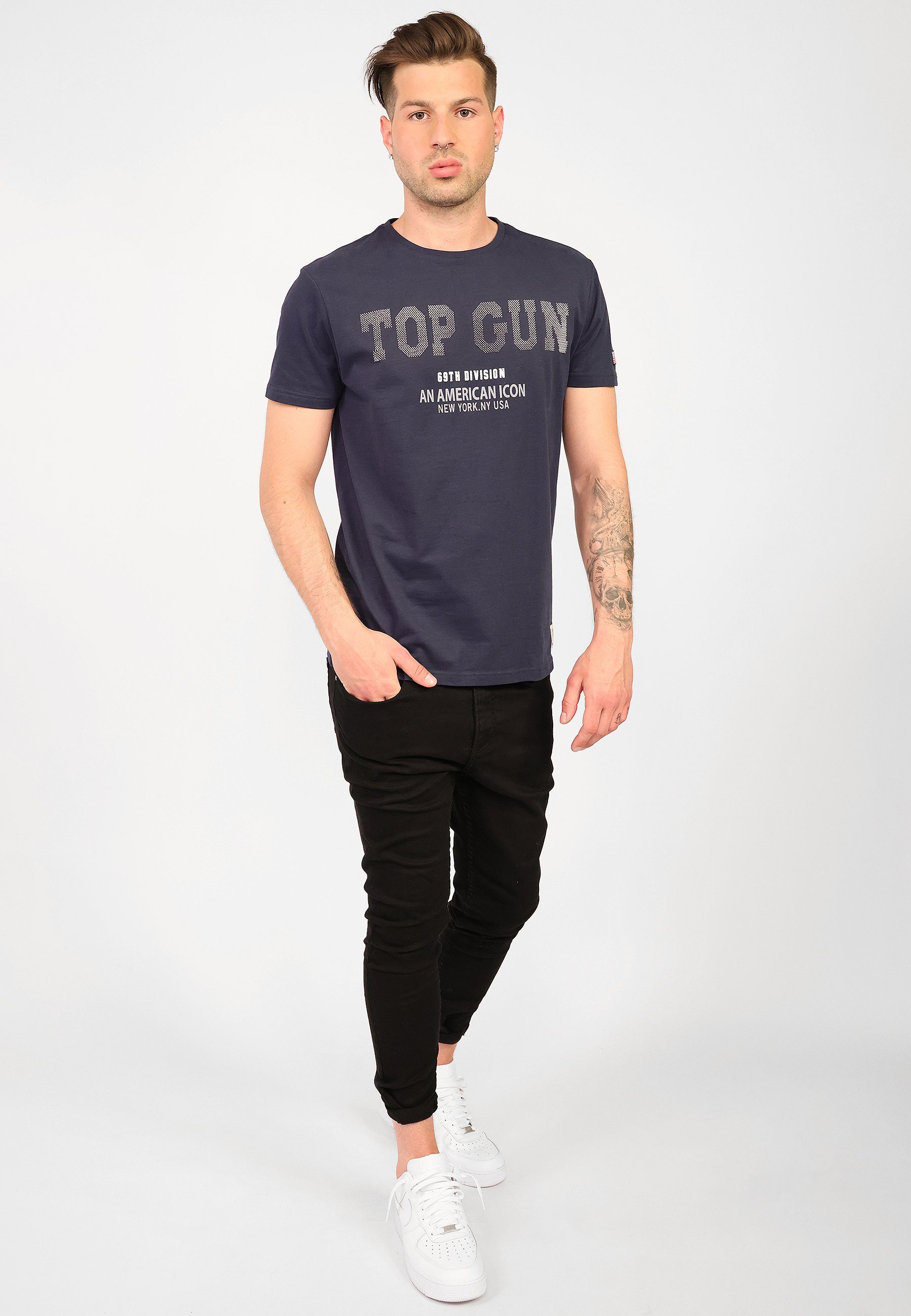 TOP GUN T-Shirt TG20213006 navy