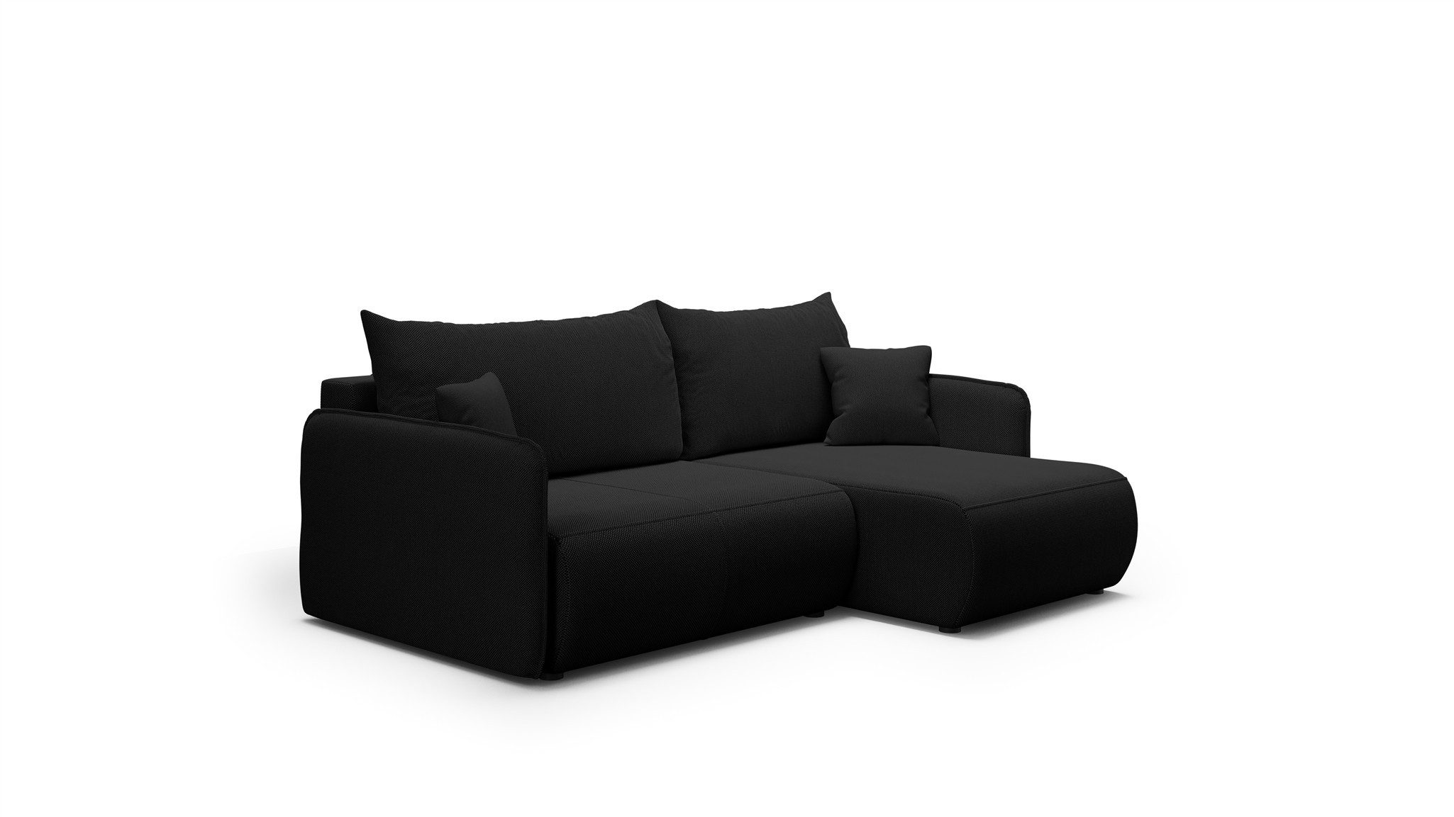 Fun Möbel Ecksofa Sofa mit Schlaffunktion CALGARY Stoff Curio, inkl. Bettkasten, inkl. 2 Rücken- und 2 Zierkissen