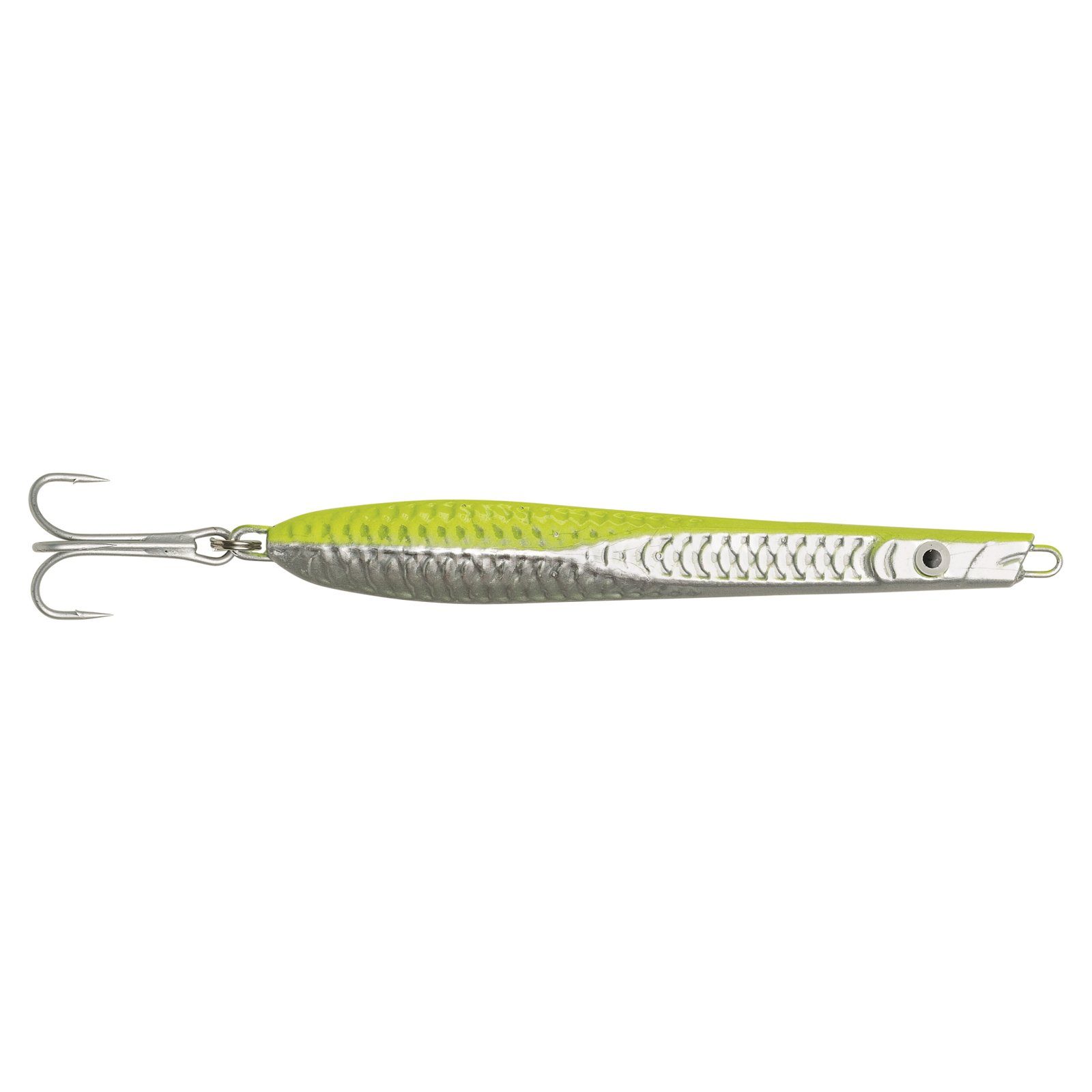 Kinetic Kunstköder, Kinetic Twister Sister 200g Chartreuse/Silver Pilker bleifrei