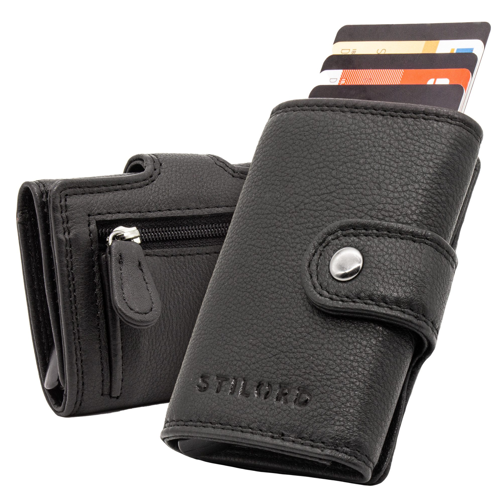Geldbörse "Duke" Kreditkartenetui RFID Schutz Leder
