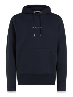 Tommy Hilfiger Hoodie TOMMY LOGO TIPPED HOODY Tommy-Tape innen am Ausschnitt, Flag-Stickerei am Ärmel