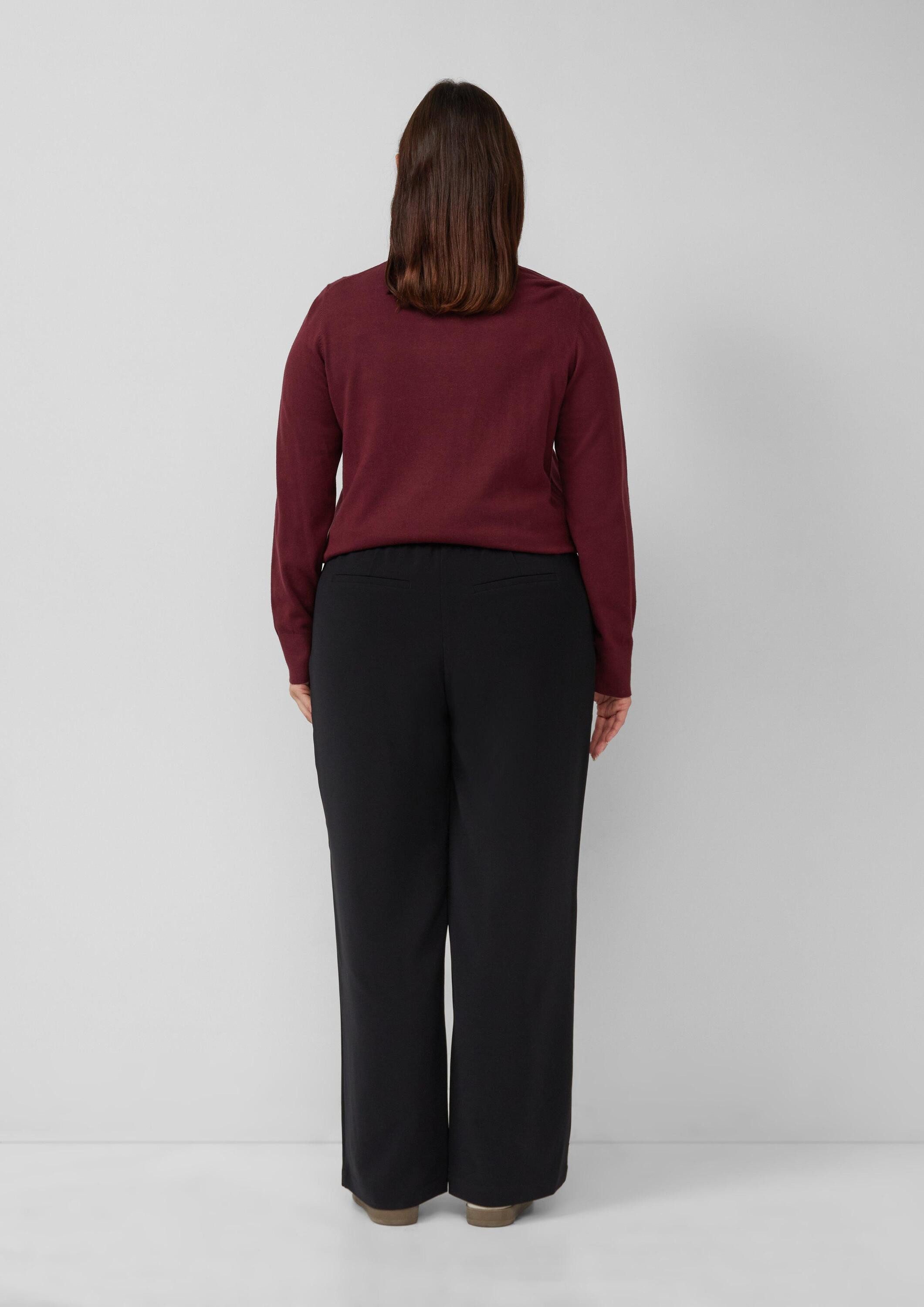 s.Oliver Chinos Hose Hose mit geradem Bein und Elastikbund