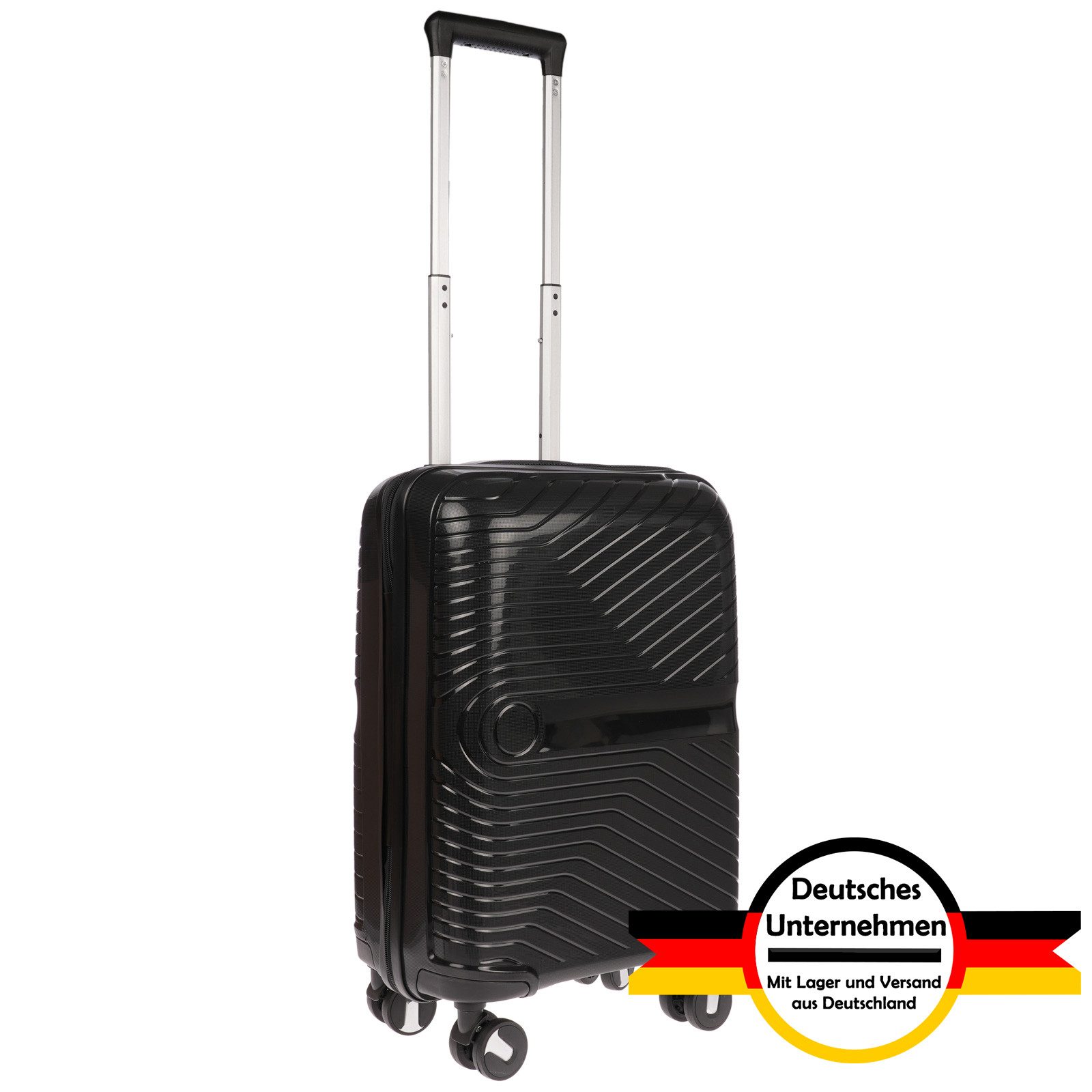 Weissmantel Handgepäckkoffer Handgepäck Koffer 55x40x20 - Handgepäckkoffer Trolley mit Hartschale, Leichter Koffer Klein, Kabinengepäck Handgepäck Hartschale