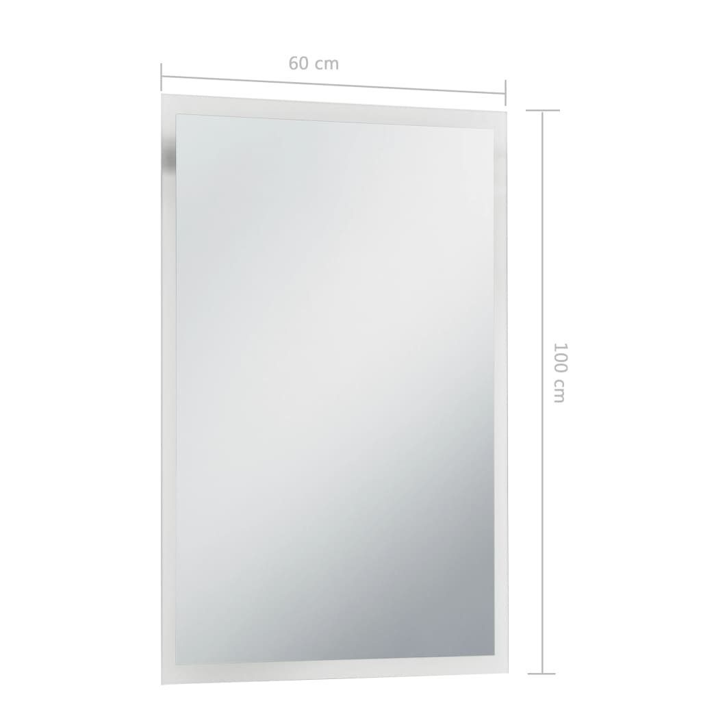 Wandspiegel Badezimmer-mit LEDs cm 60x100 furnicato