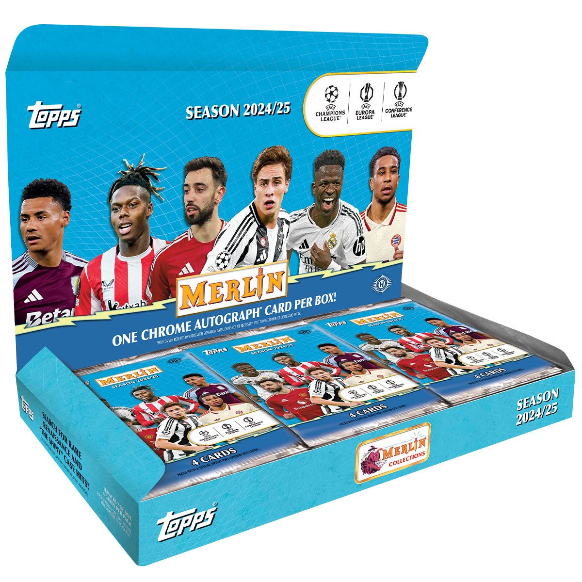 Topps Sammelkarte Topps Merlin UCC 2024/25 - 1 Hobby Box