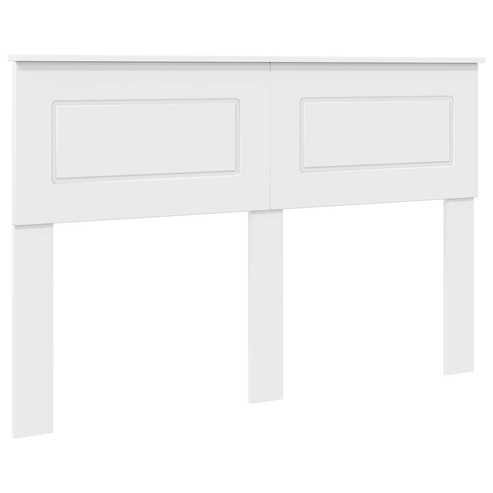 vidaXL Bett Kopfteil Weiß Holzwerkstoff (1-tlg)