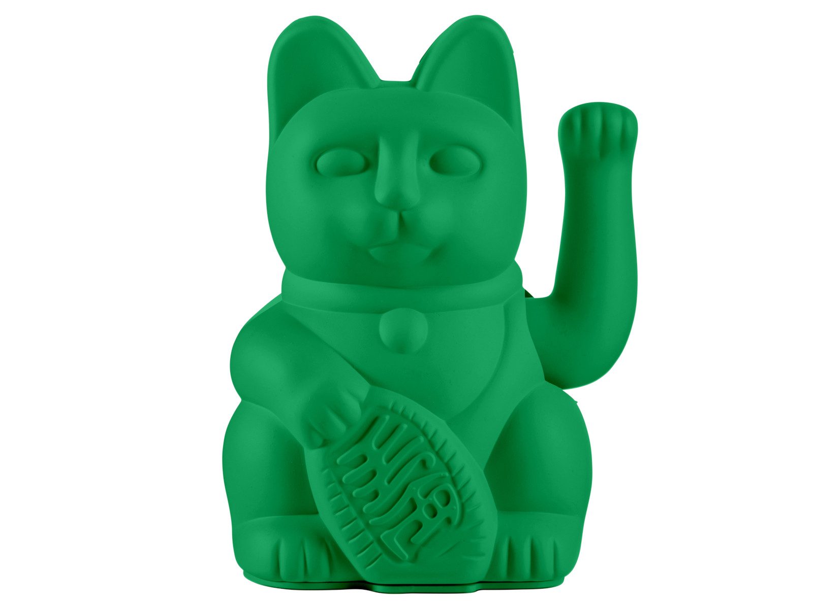 Dekofigur Lucky Cat Classic Winkekatze vivid green 15cm