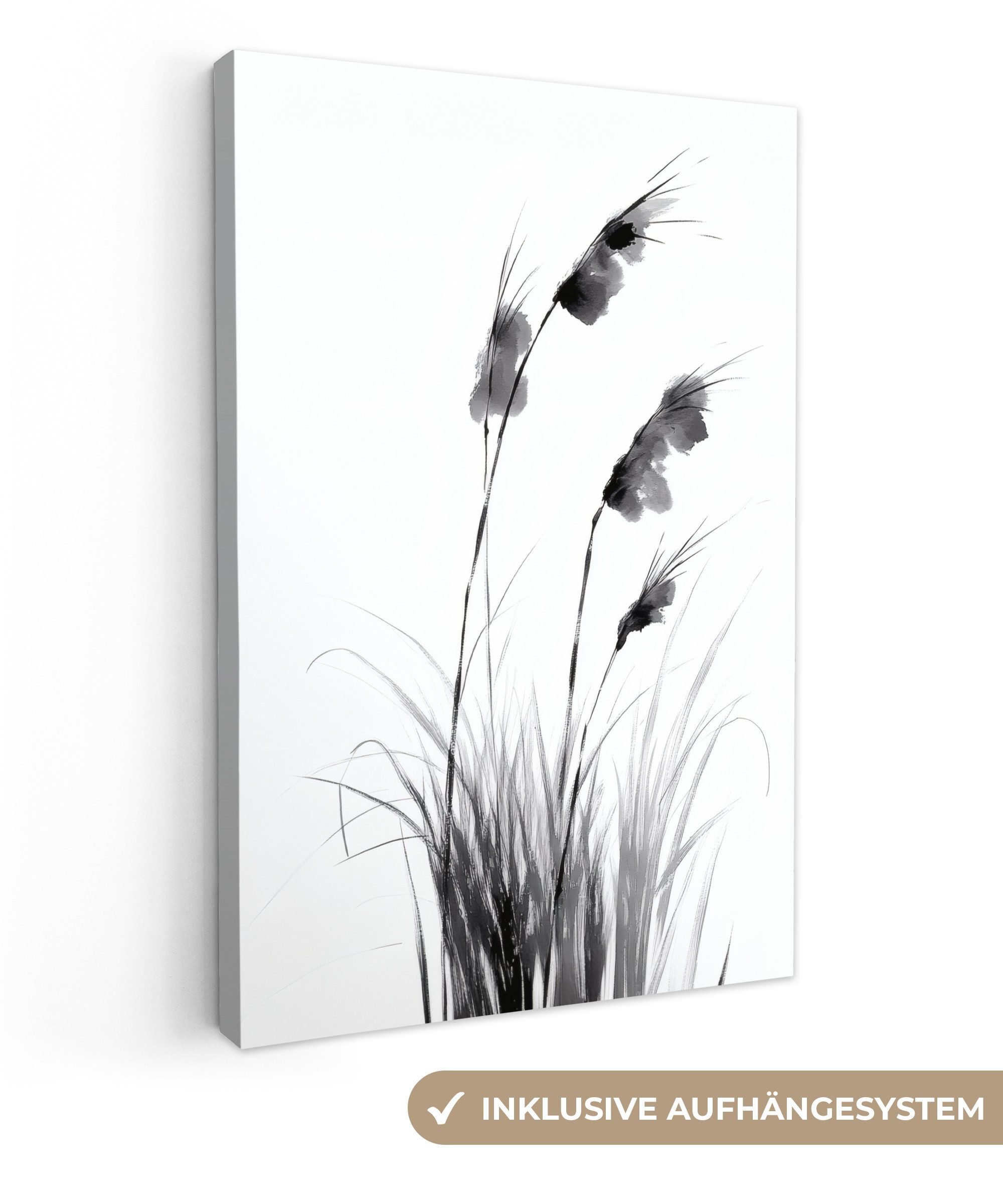 OneMillionCanvasses® Leinwandbild Minimalistisch - Stängel - günstig online kaufen