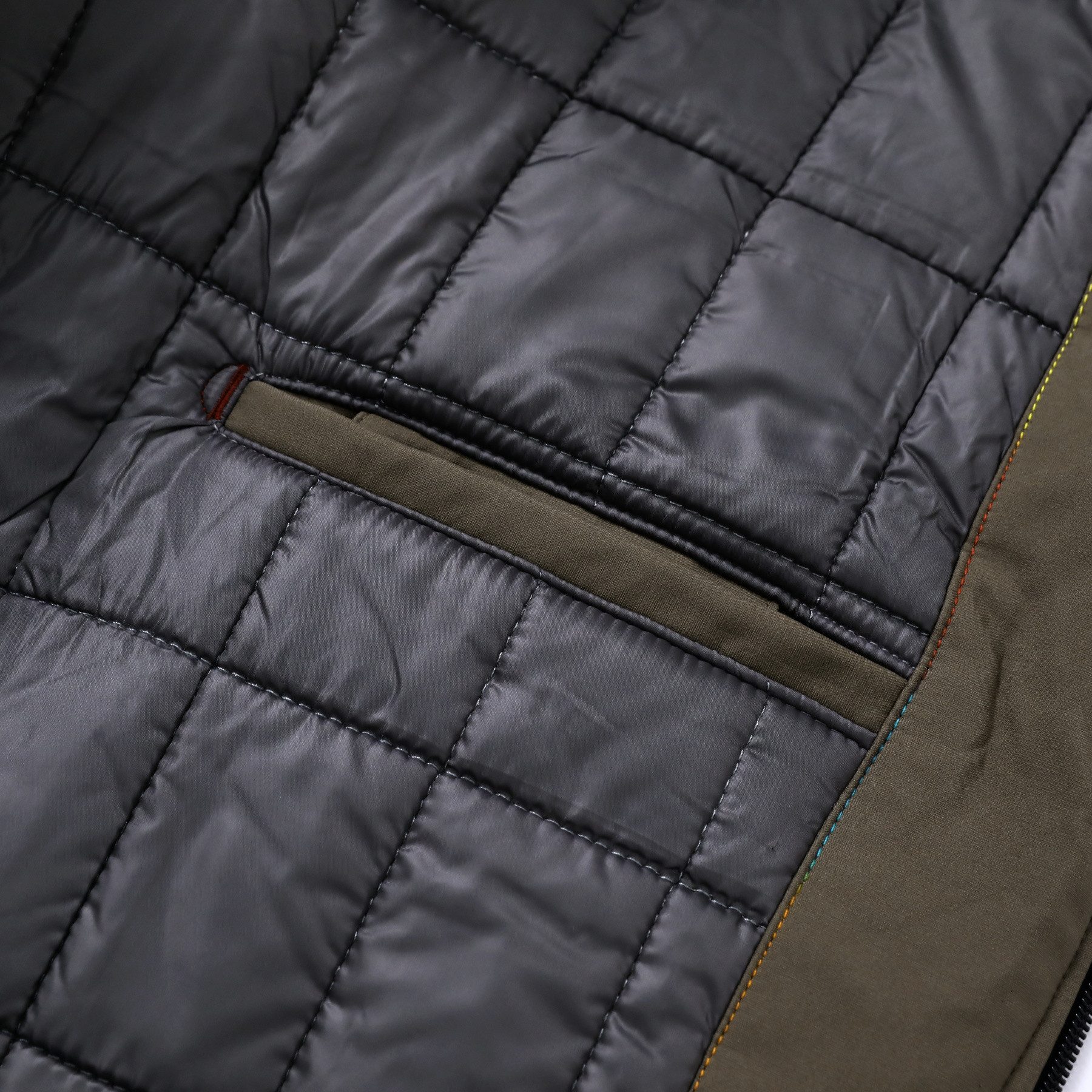 Allthemen Winterjacke mit Reißverschluss Bomberjacke Herren gefüttert Übergangsjacke – Bild 4 von 5
