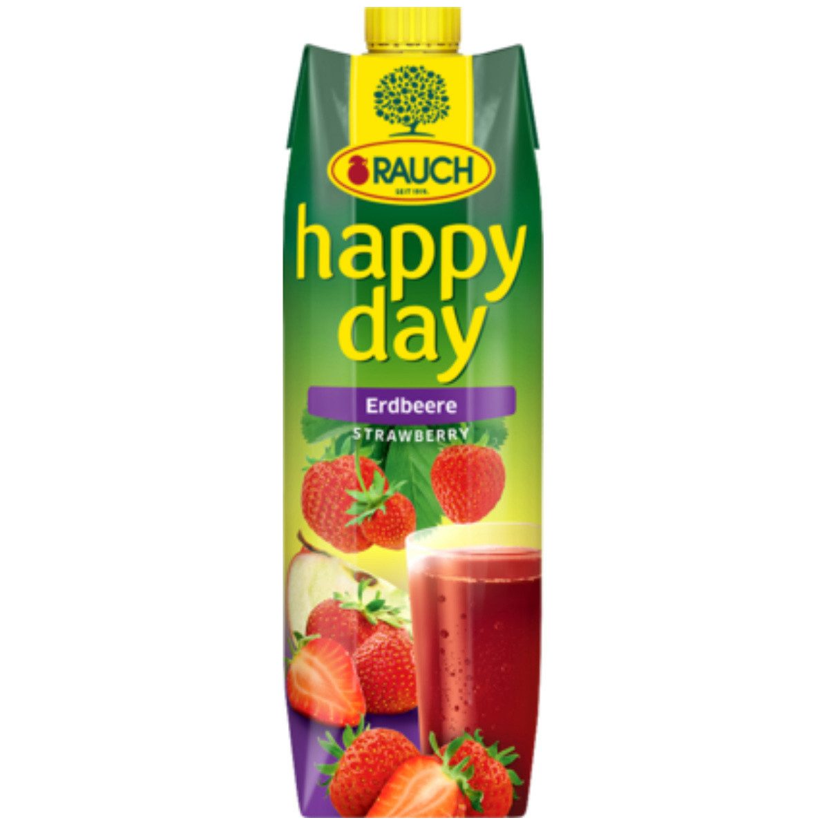 Rauch Fruchtsäfte Saft, Rauch Happy Day Erdbeernektar Strawberry Nektar Direktsaft 1000g