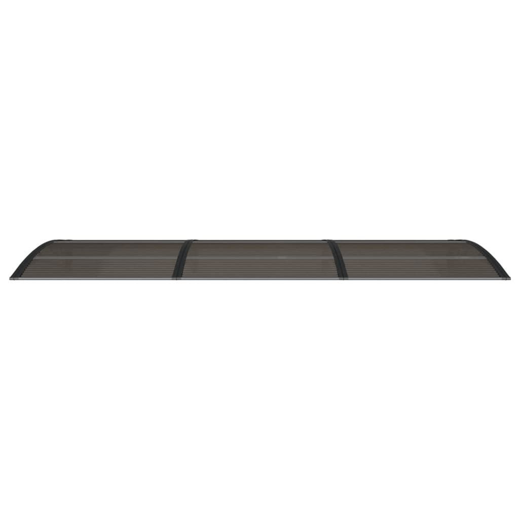 vidaXL Vordach, Türvordach Schwarz 300x100 cm Polycarbonat