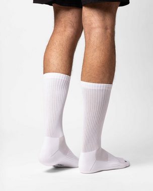 SNOCKS Laufsocken Hohe Laufsocken Herren & Damen Running Socken (4-Paar) mit Fersenlasche und atmungsaktiv durch Mesh