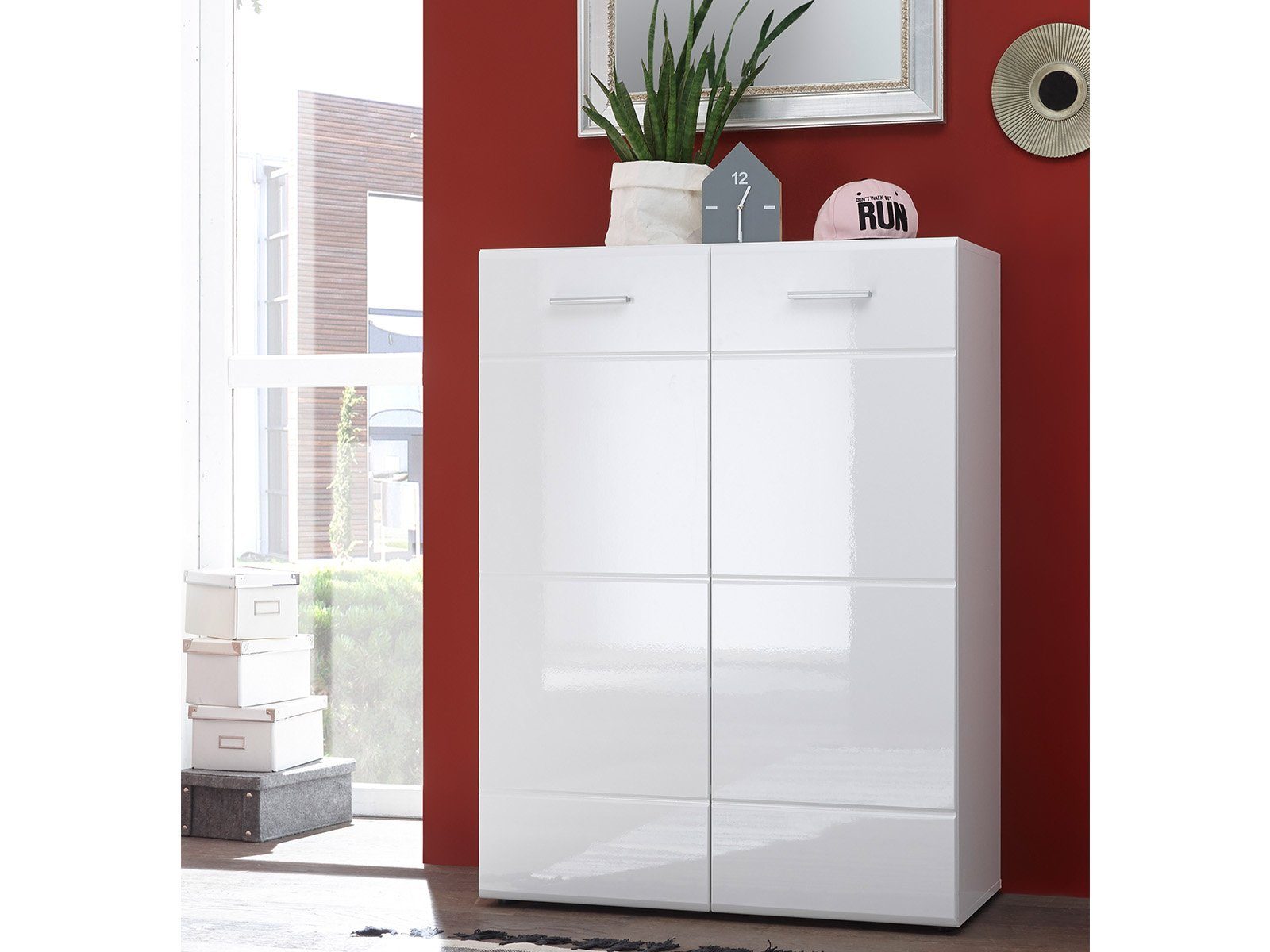 PREISBRECHER Schuhschrank Olivia 90 x 122 günstig online kaufen