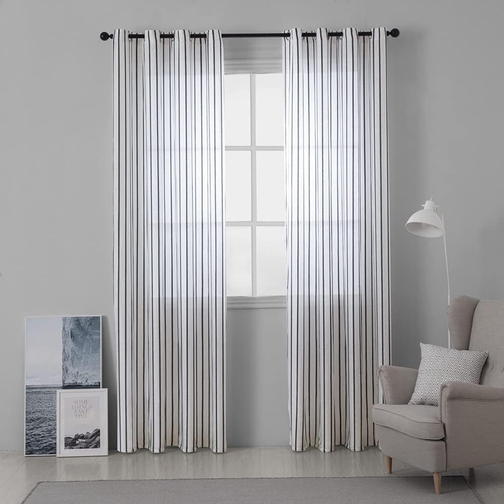 BYSURE Gardine, Ösen (2 St), halbtransparent, günstig online kaufen