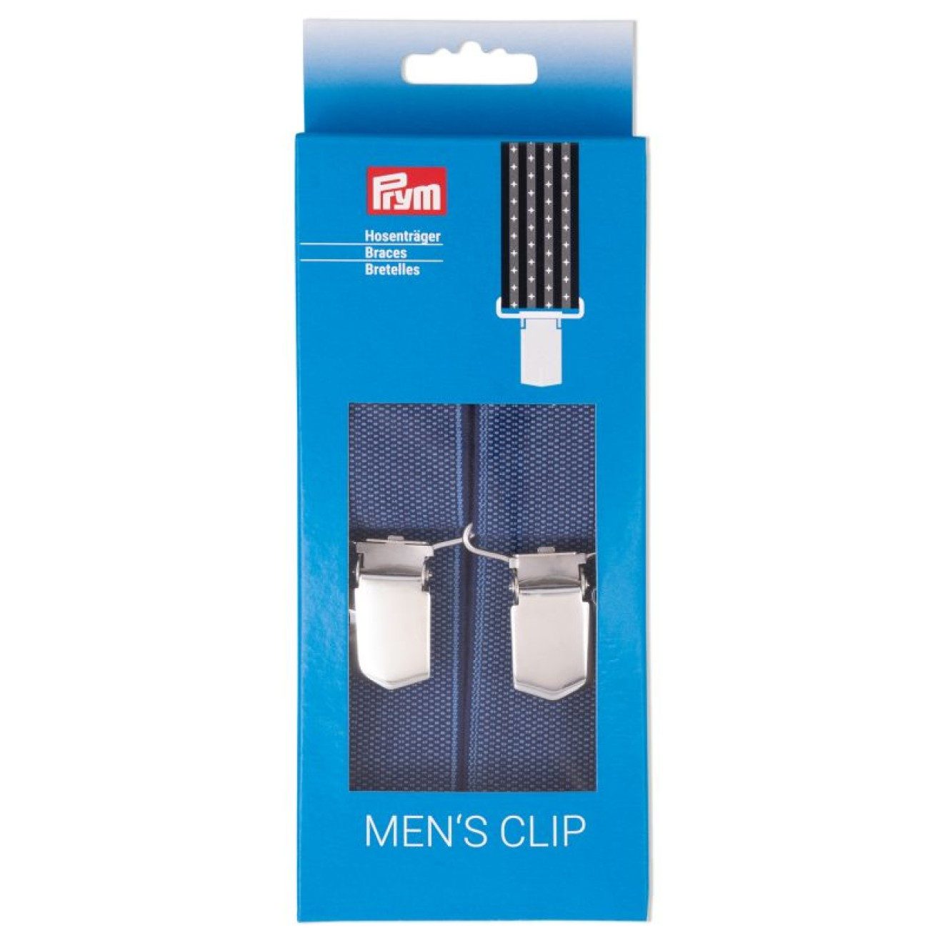 Prym Stricknadeln Hosenträger 35 mm 120 cm Jeans blau