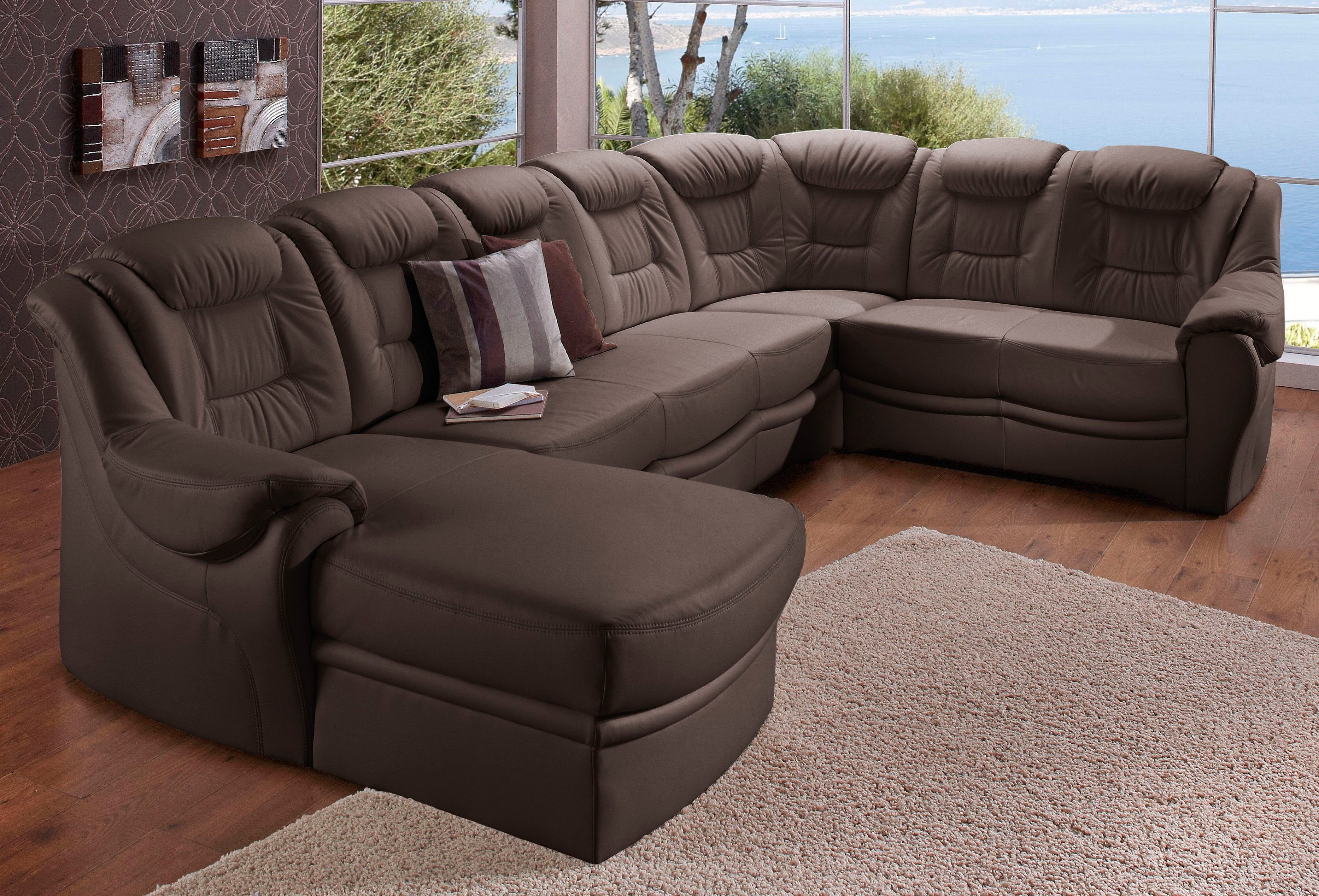 sit&more Wohnlandschaft Bellevue U-Form, wahlweise mit Bettfunktion