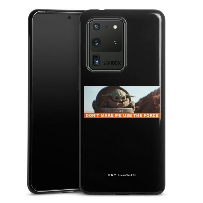 DeinDesign Handyhülle Star Wars The Child Statement transparent Samsung Galaxy S20 Ultra Silikon Hülle Bumper Case Handy Schutzhülle