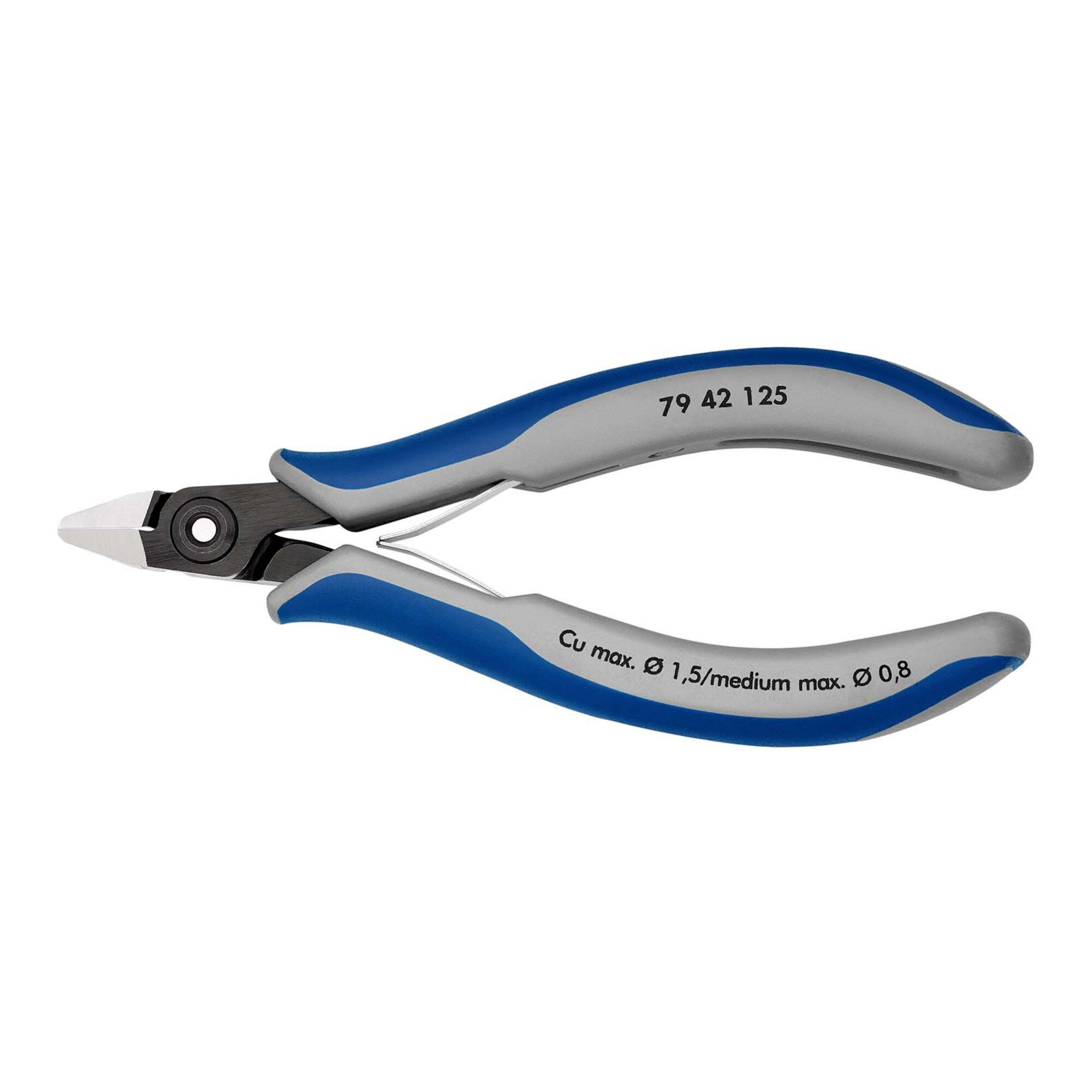 Knipex Seitenschneider KNIPEX 79 42 125 Präzisions-Elektronik-Seitenschneider mit