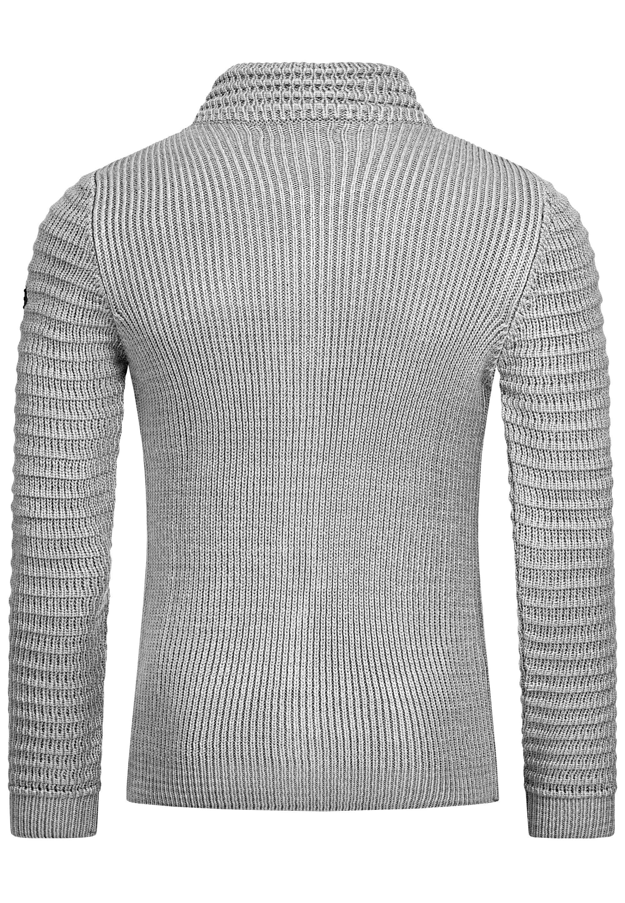 RedBridge Strickjacke Tampa mit Stehkragen