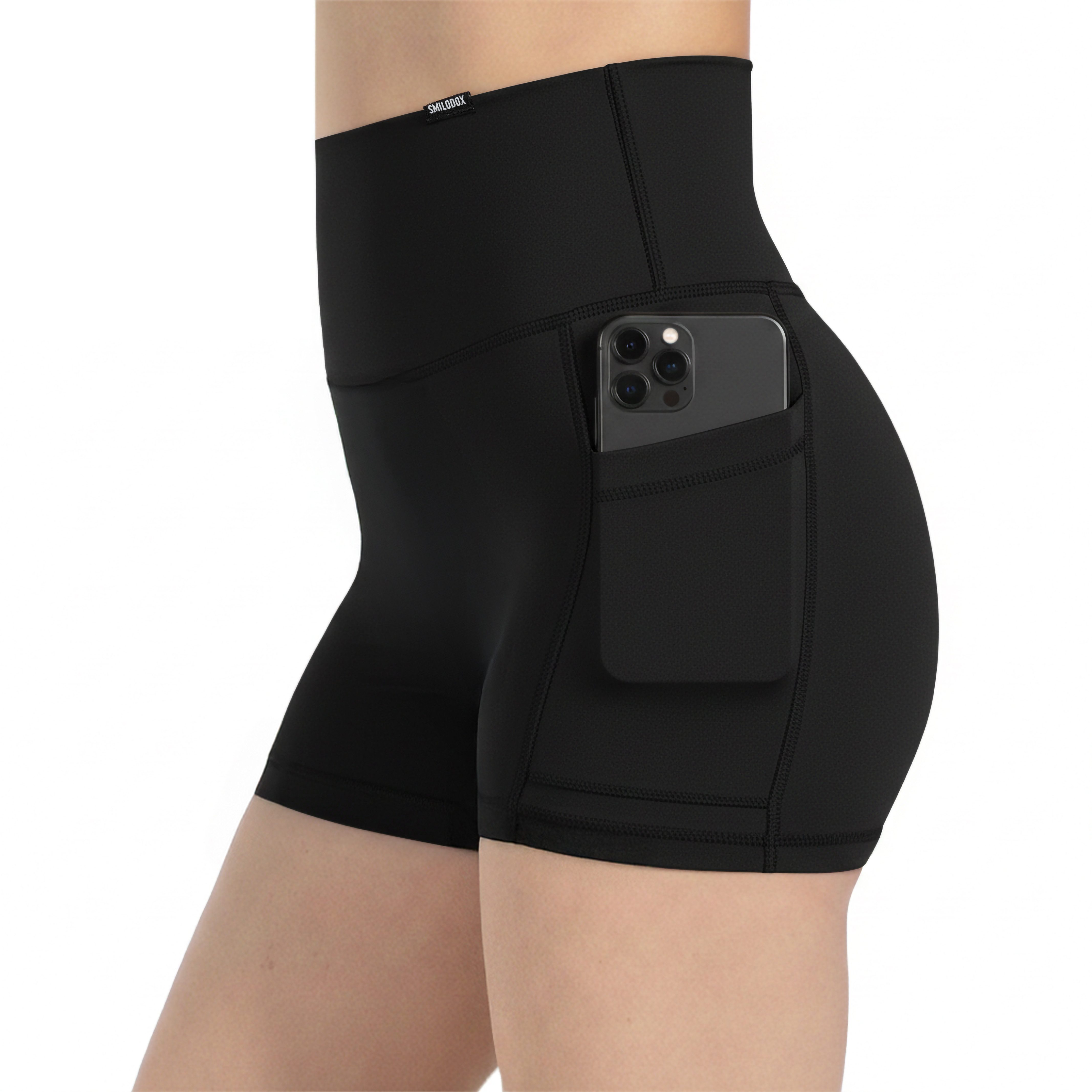 Smilodox Shorts Lissa, High Waist Radlerhose mit seitlichen Eingrifftaschen günstig online kaufen