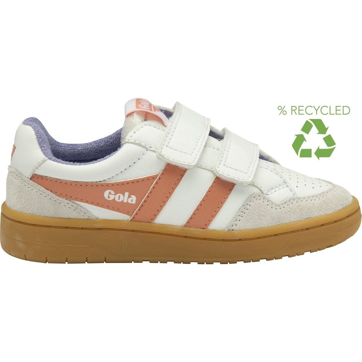 Gola Eagle Strap Sneaker Kids Outdoorschuh Stylischer Retro-Sneaker für Kinder mit Klettverschluss, inspiriert