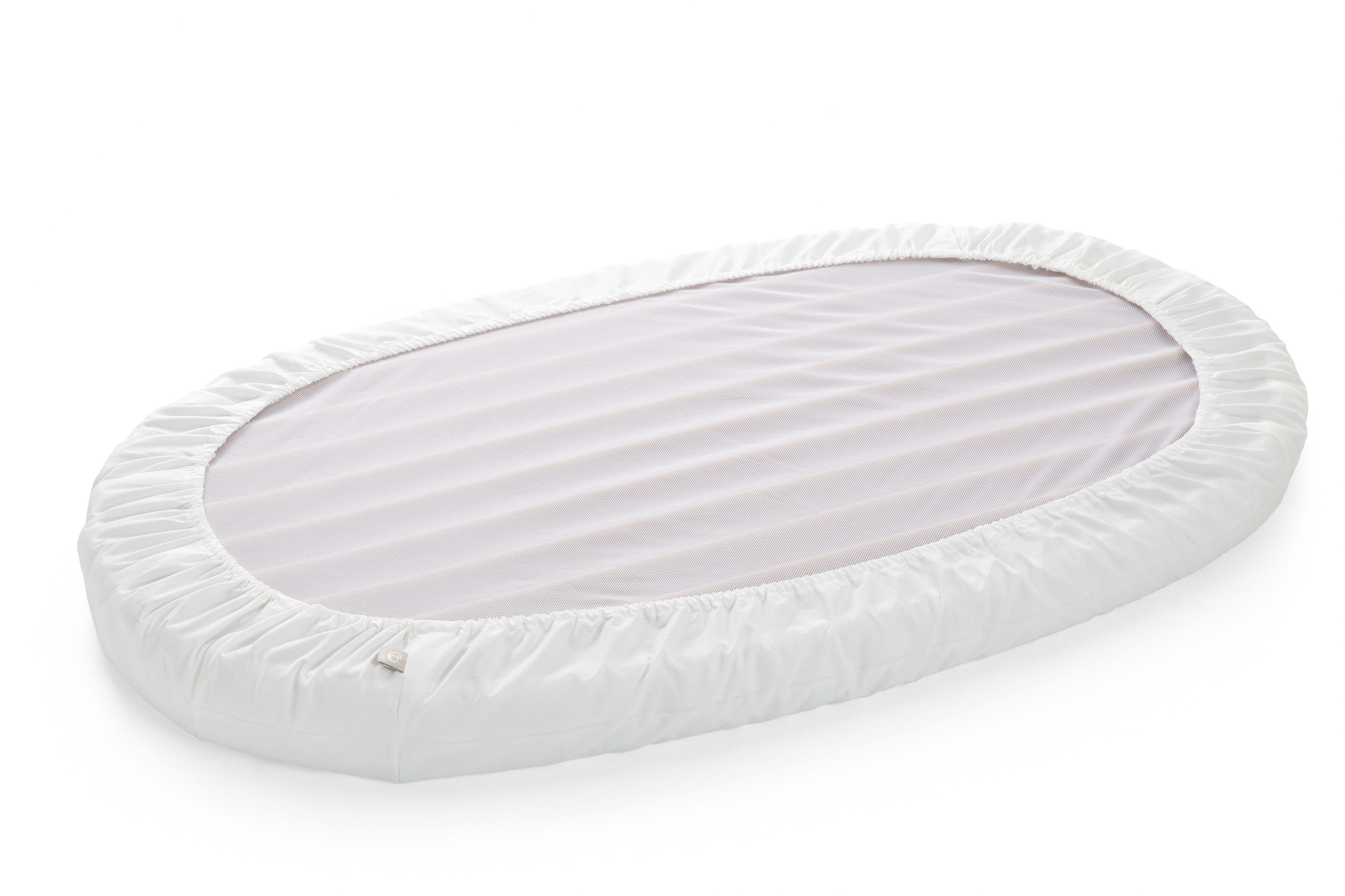 Stokke Spannbettlaken Spannbetttuch von Stokke für Matratze Sleepi™ Junior, oval, White