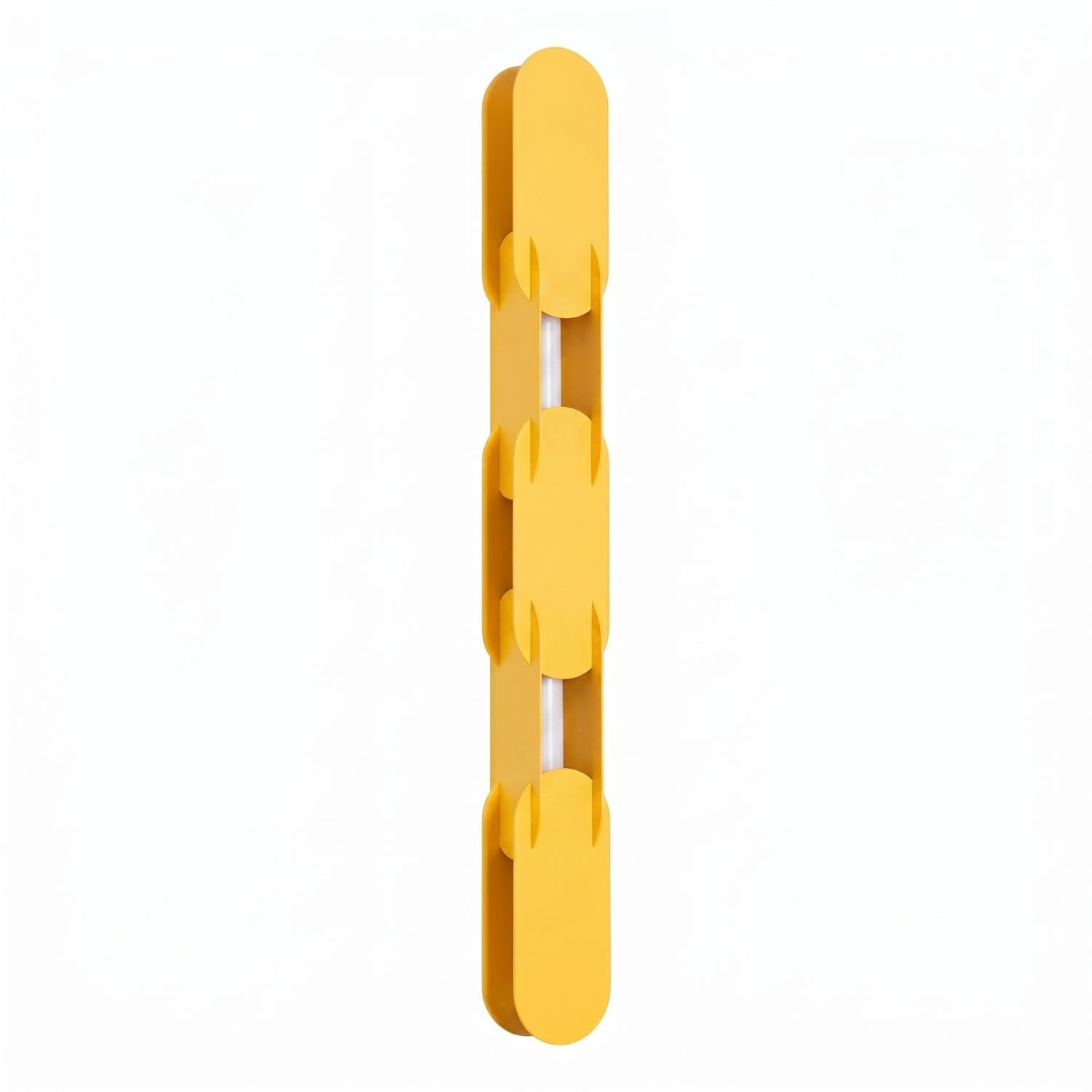 Licht-Erlebnisse Wandleuchte HENRI, LED fest integriert, Warmweiß, LED Dimmer Metall 91 cm hoch Gelb länglich 3000 K 1290 lm Modern