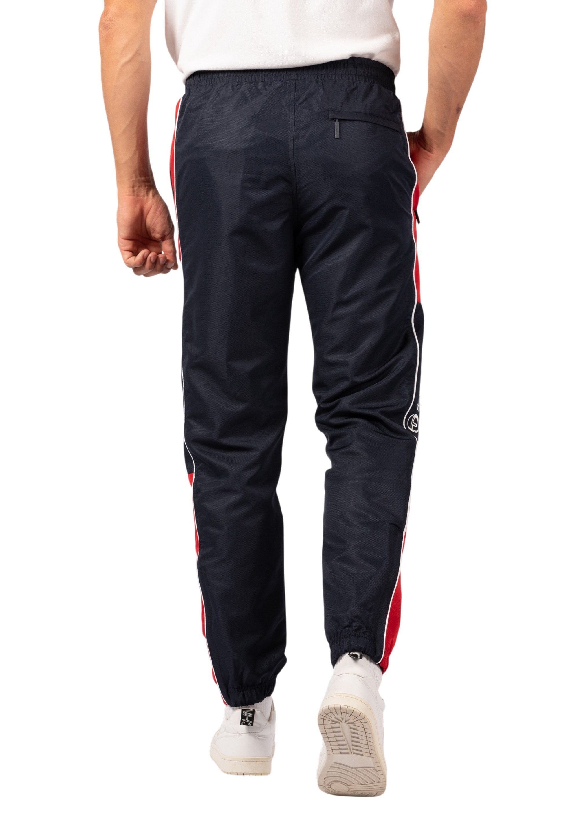 Sergio Tacchini Jogginghose Hose Sergio Tacchini Abita (1-tlg) Kontrastierende Streifendetails