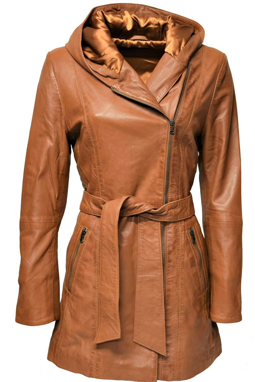 Zimmert Leather Ledermantel Mia (1-tlg) gewaschenes günstig online kaufen