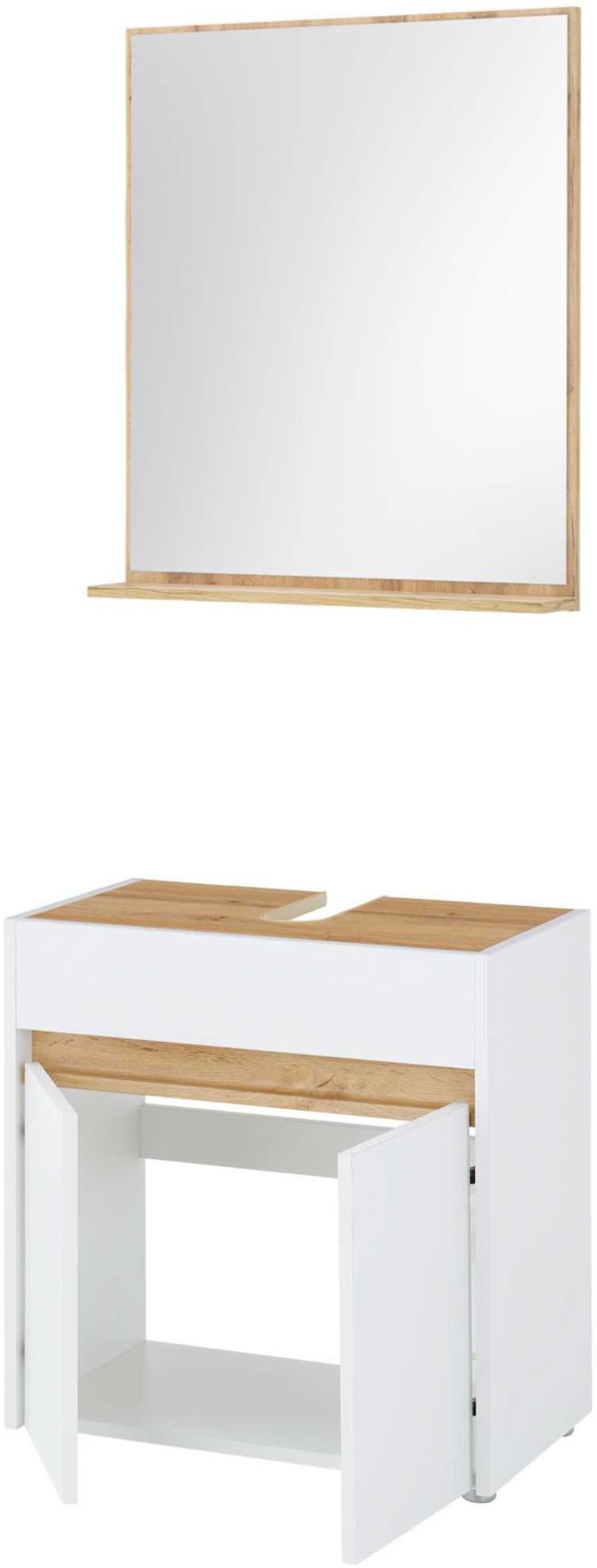 Home affaire Badmöbel-Set CITY/ GIRON, Bad im zeitlosen Design, 2-teiliges günstig online kaufen