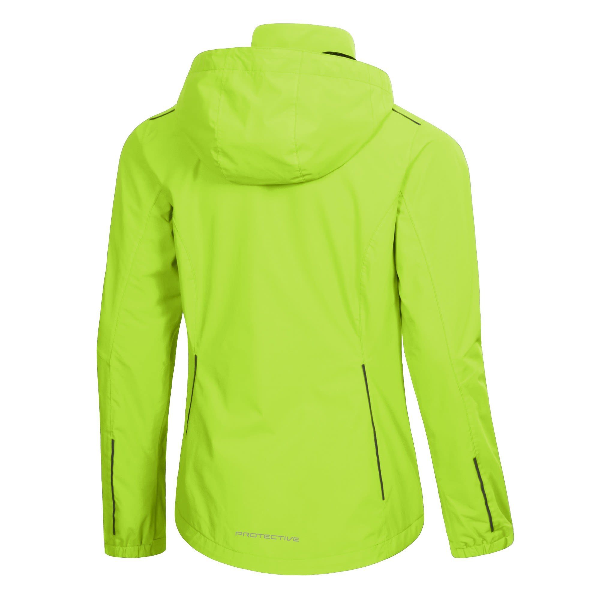 W Ii Yellow Damen Protective Neon Anorak Protective Anorak Übergrösse P-rain