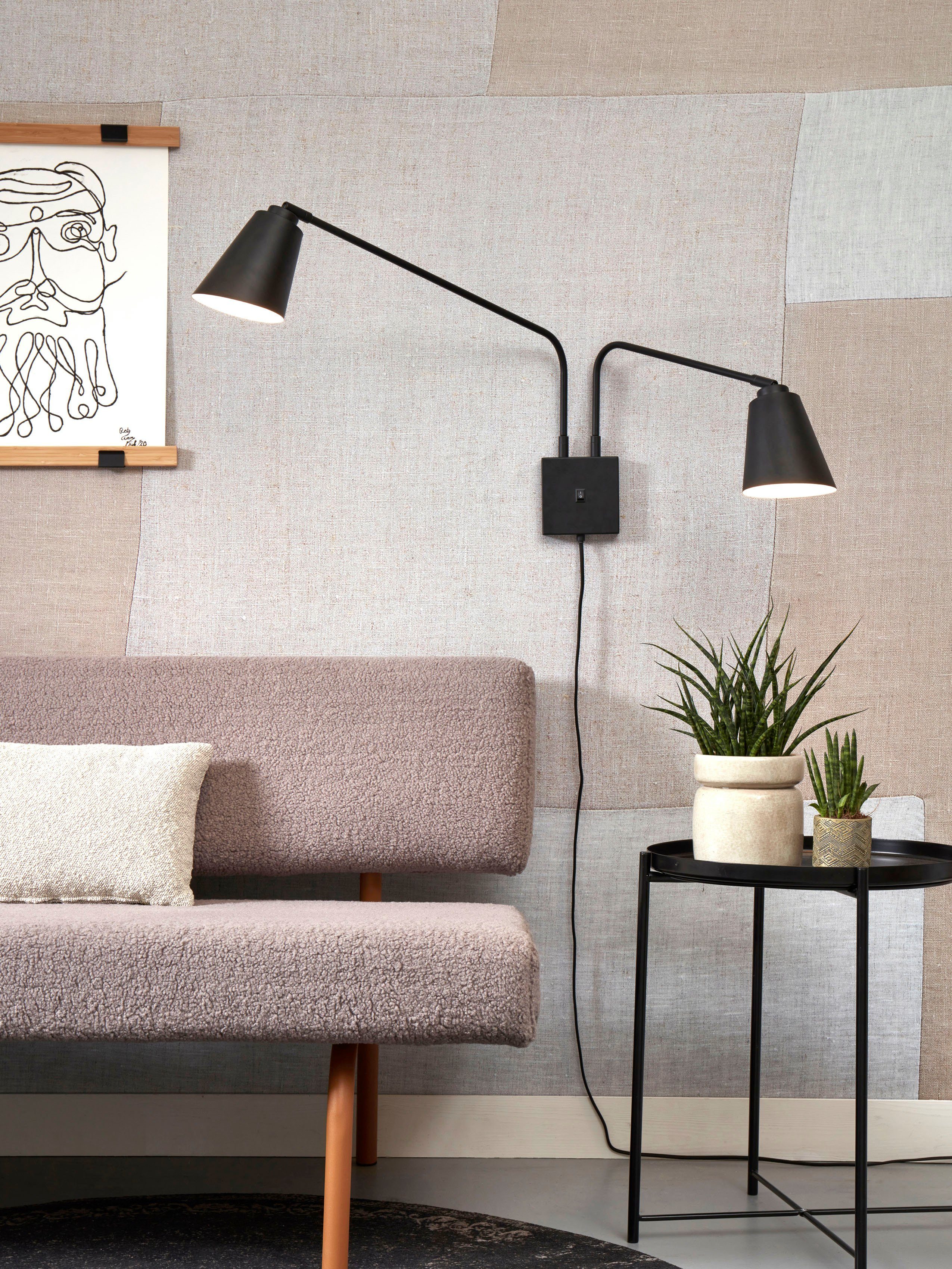 it's About RoMi Wandleuchte BREMEN, LED wechselbar, Bewegbar in alle Richtu günstig online kaufen