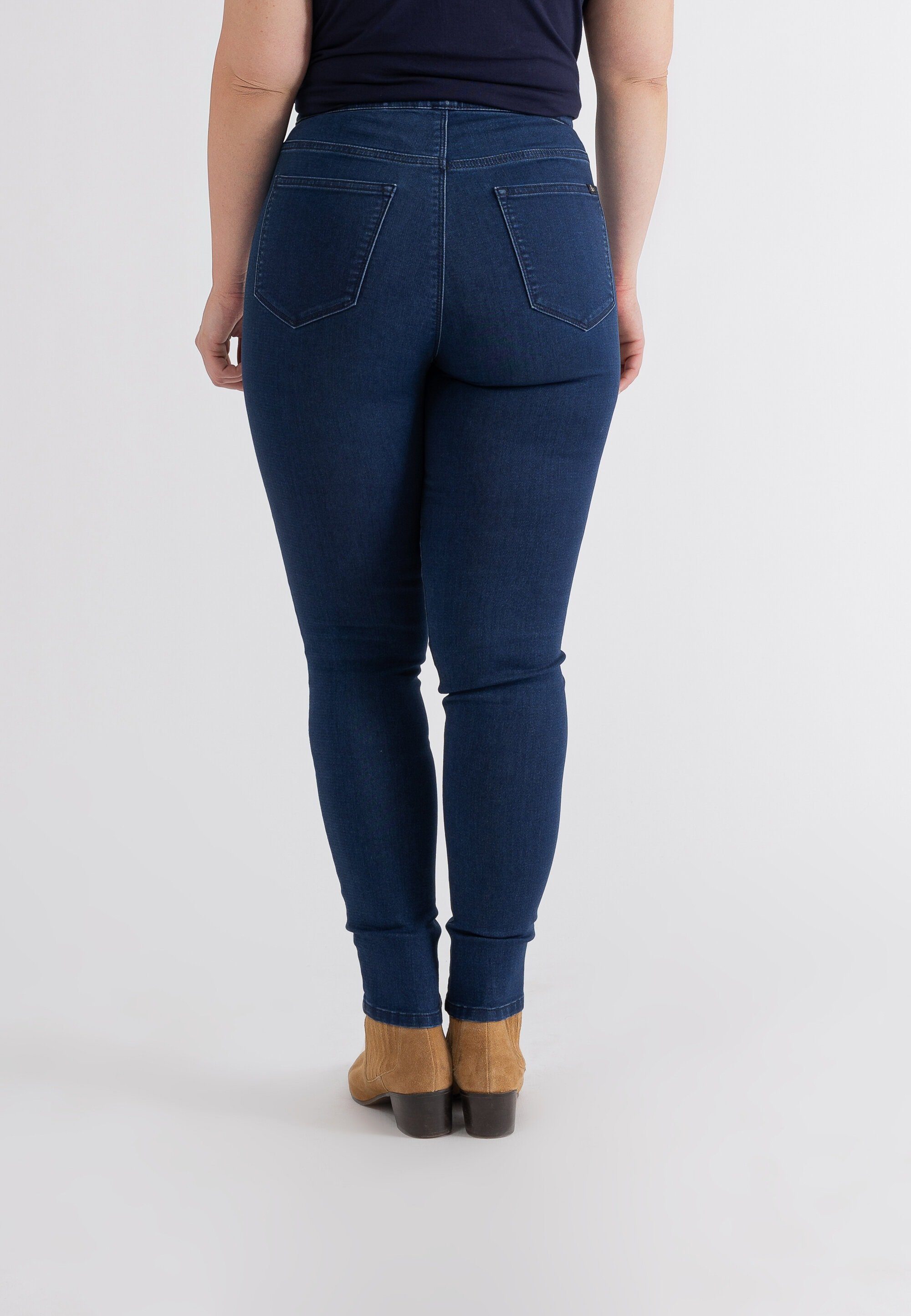 im October blau klassischen Design Bequeme Jeans