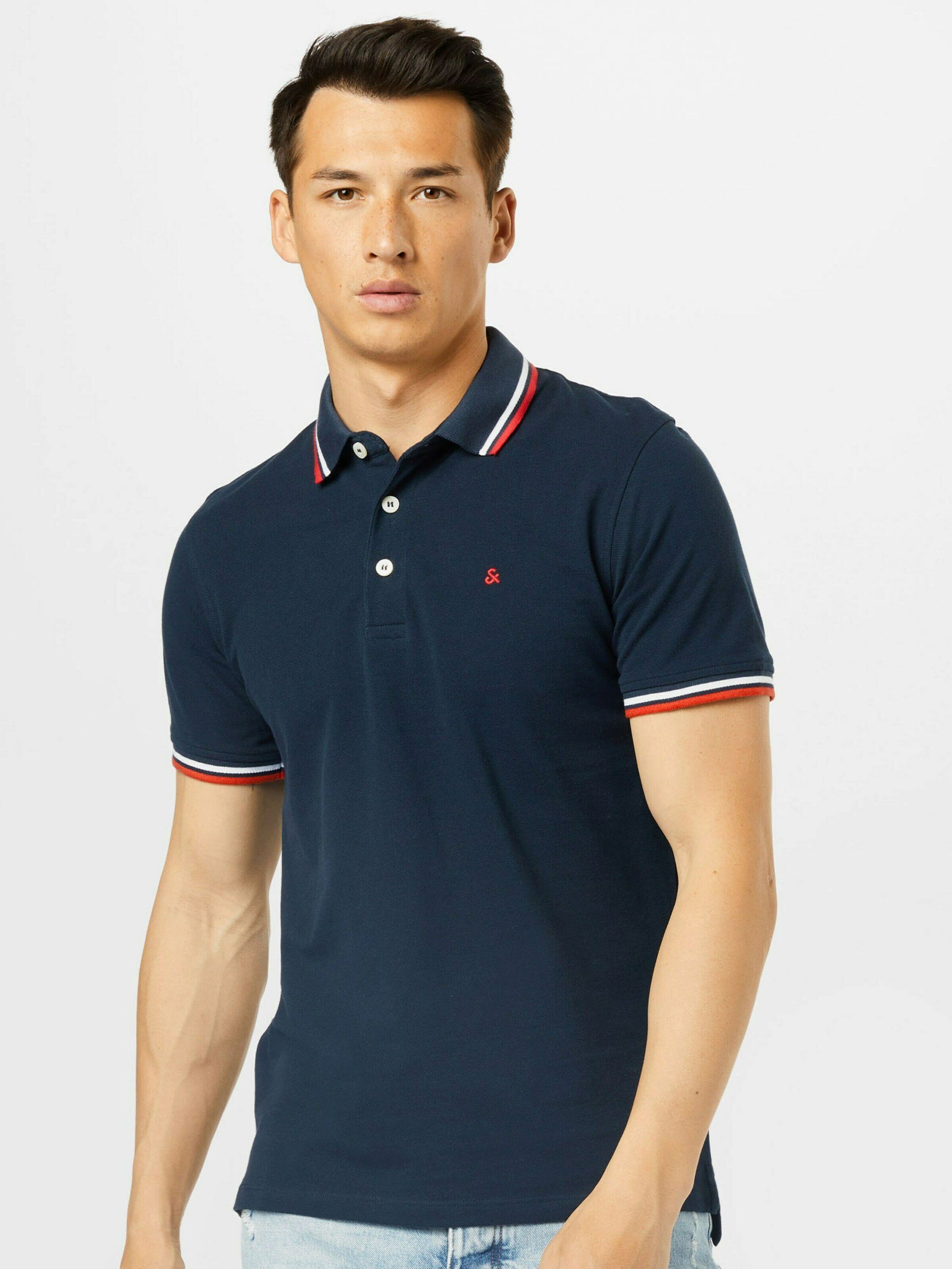 Jack & Jones Herren Poloshirt JJEPAULOS Slim Fit günstig online kaufen